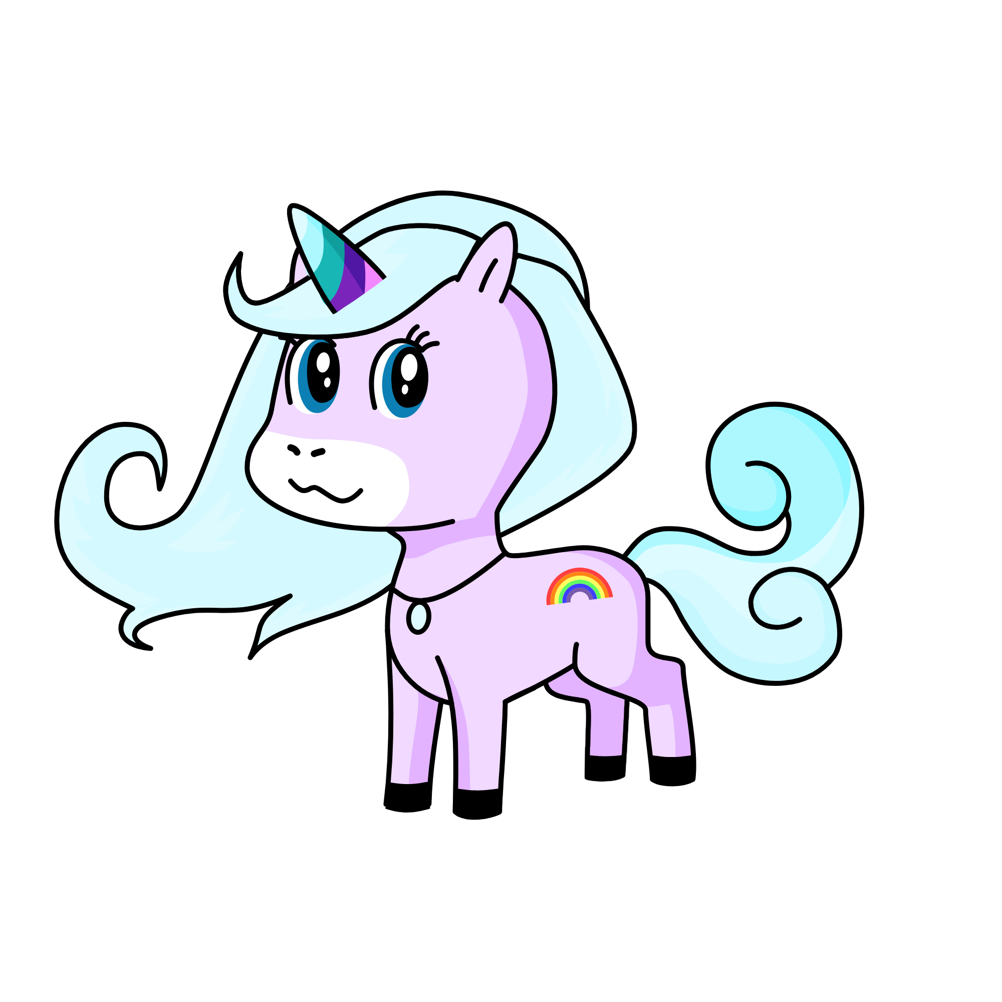 Snow, the unicorn