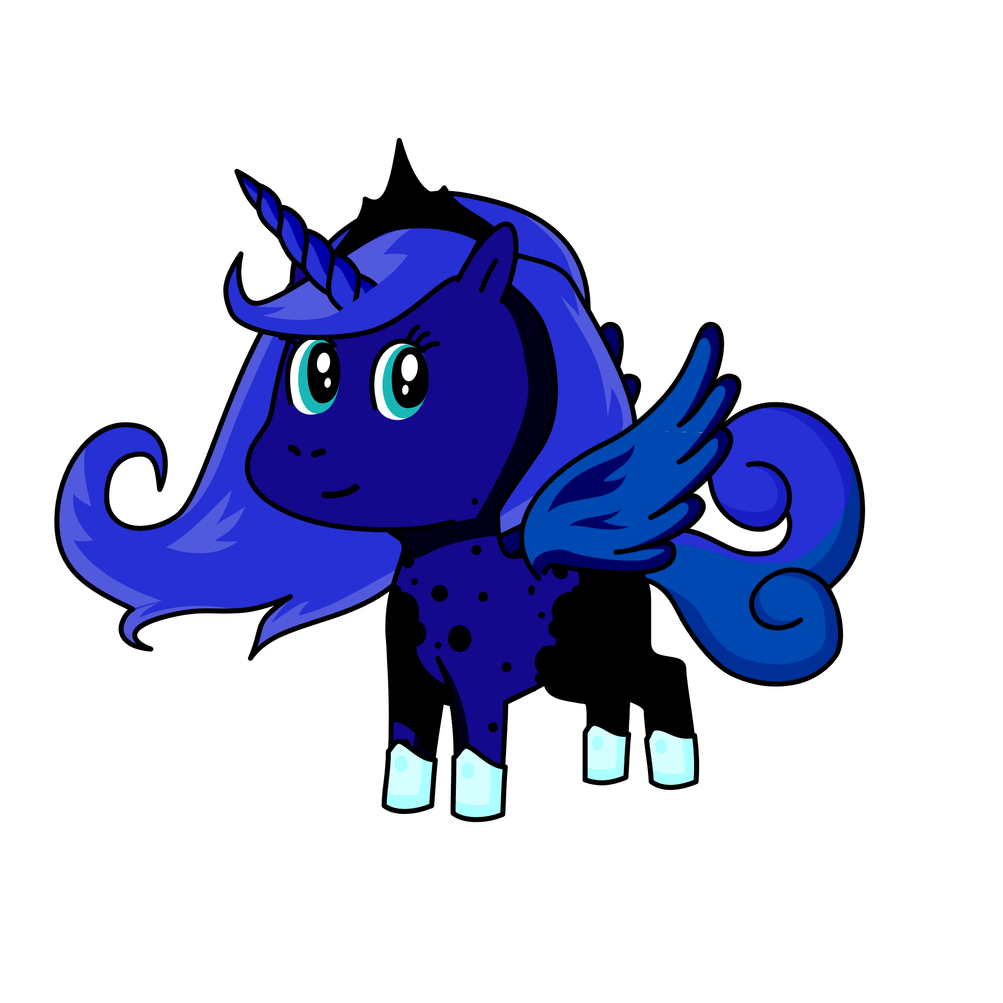 Princess Luna, the unicorn