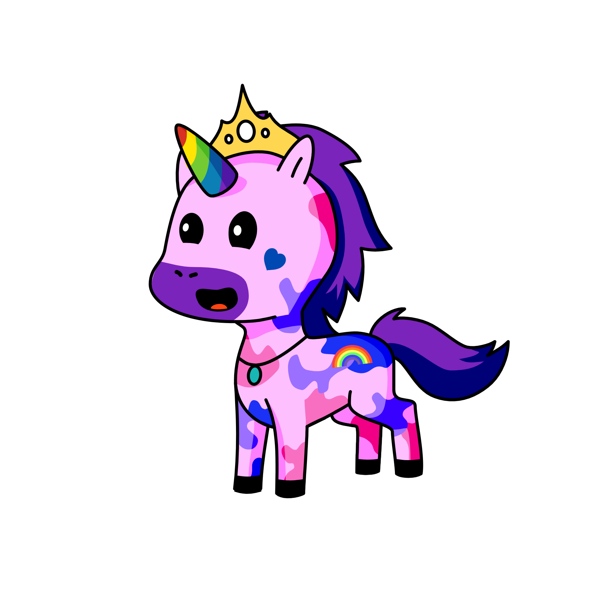 crystal, the unicorn