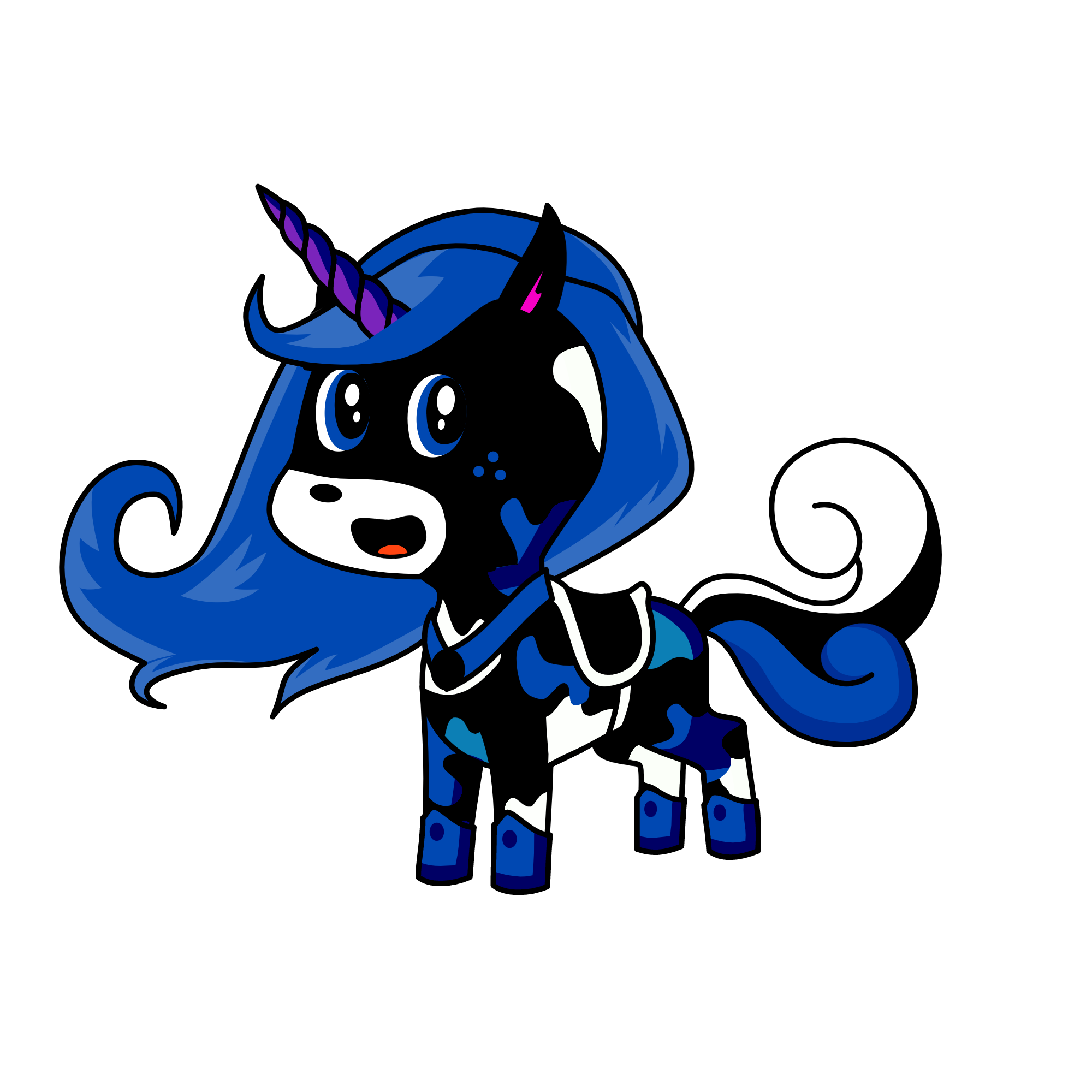 Midnight, the unicorn