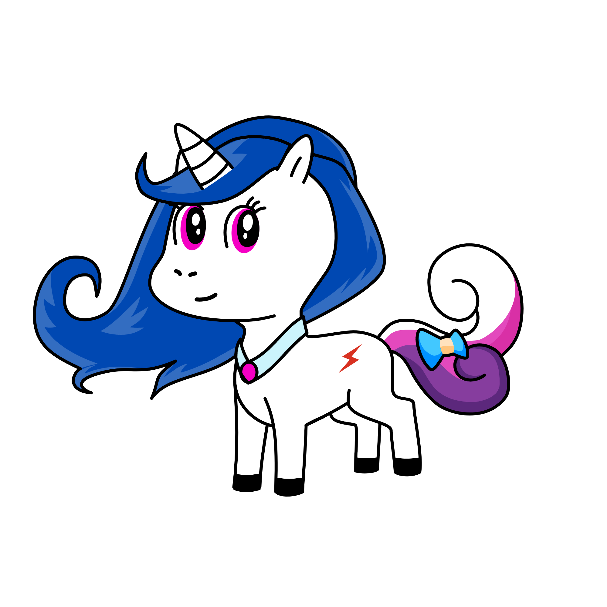 sparkly, the unicorn