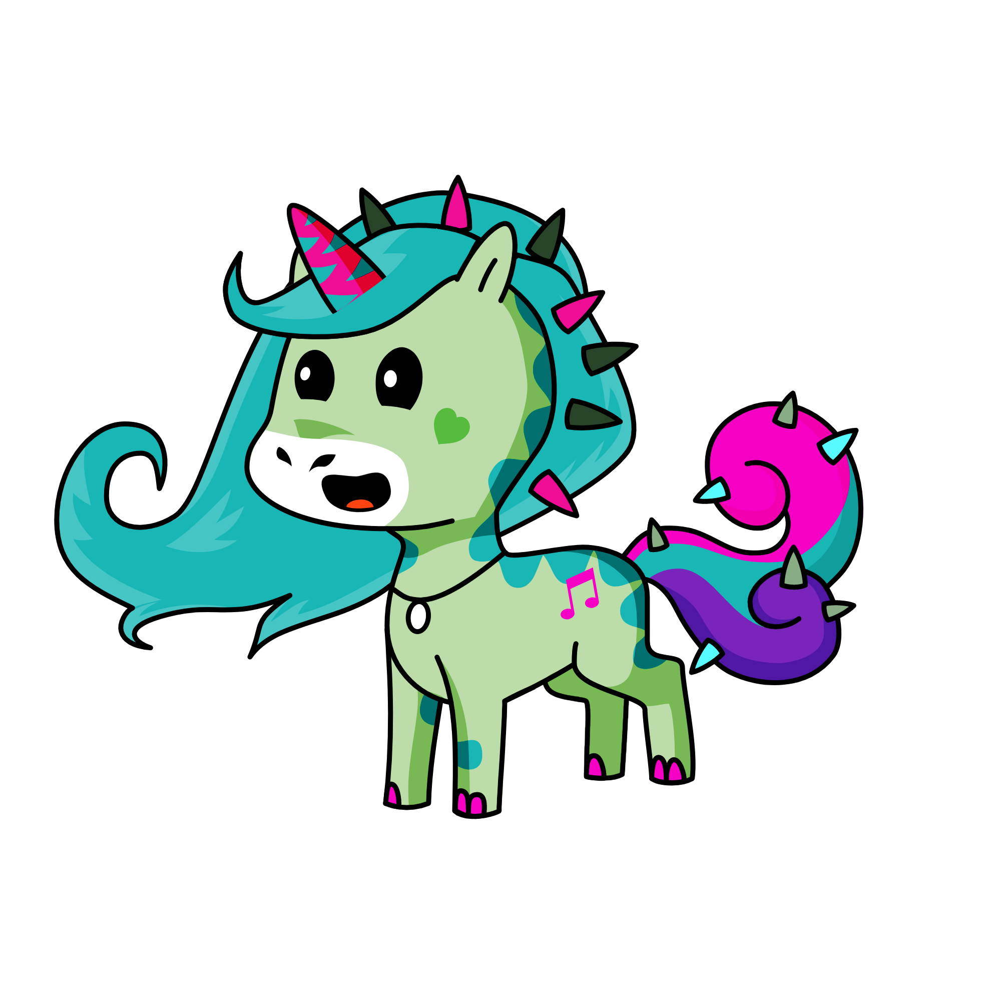 crystal, the unicorn
