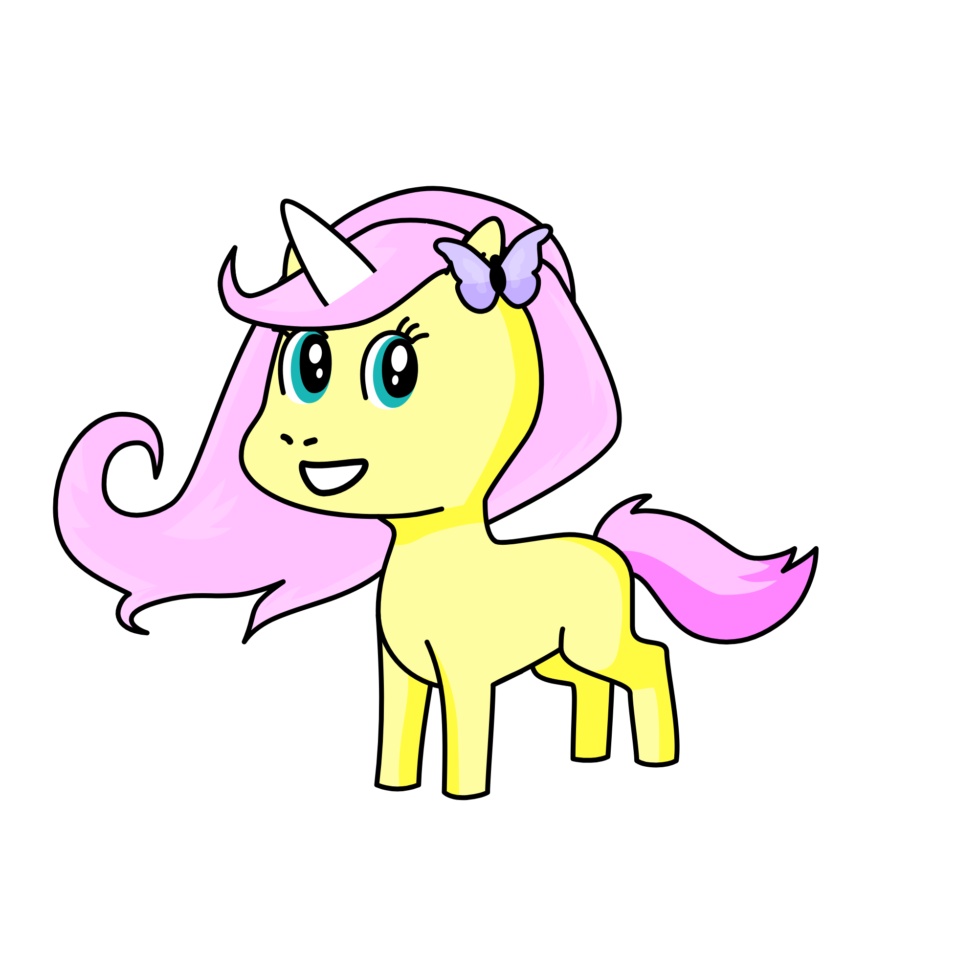 fliutershy, the unicorn
