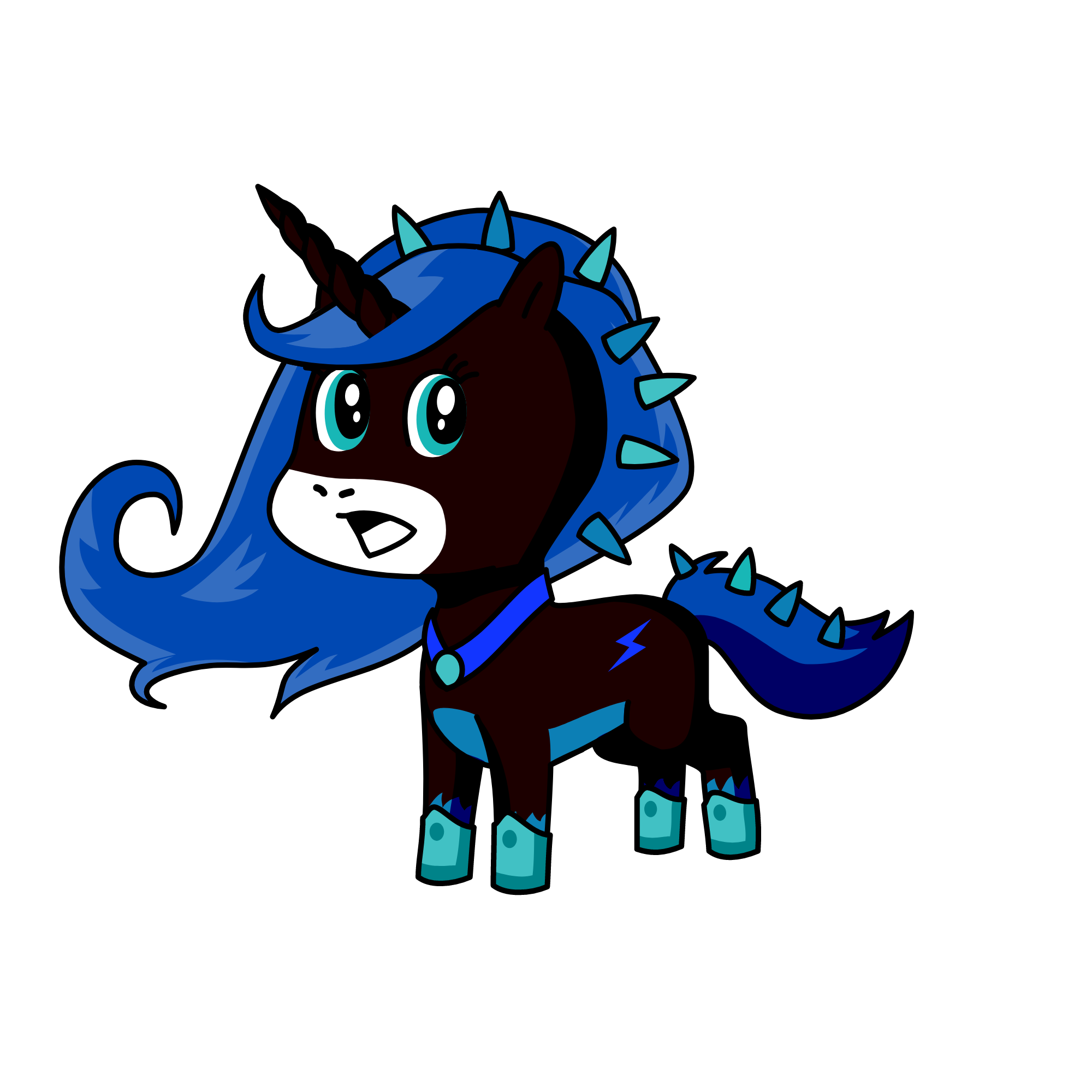 night mare moon, the unicorn