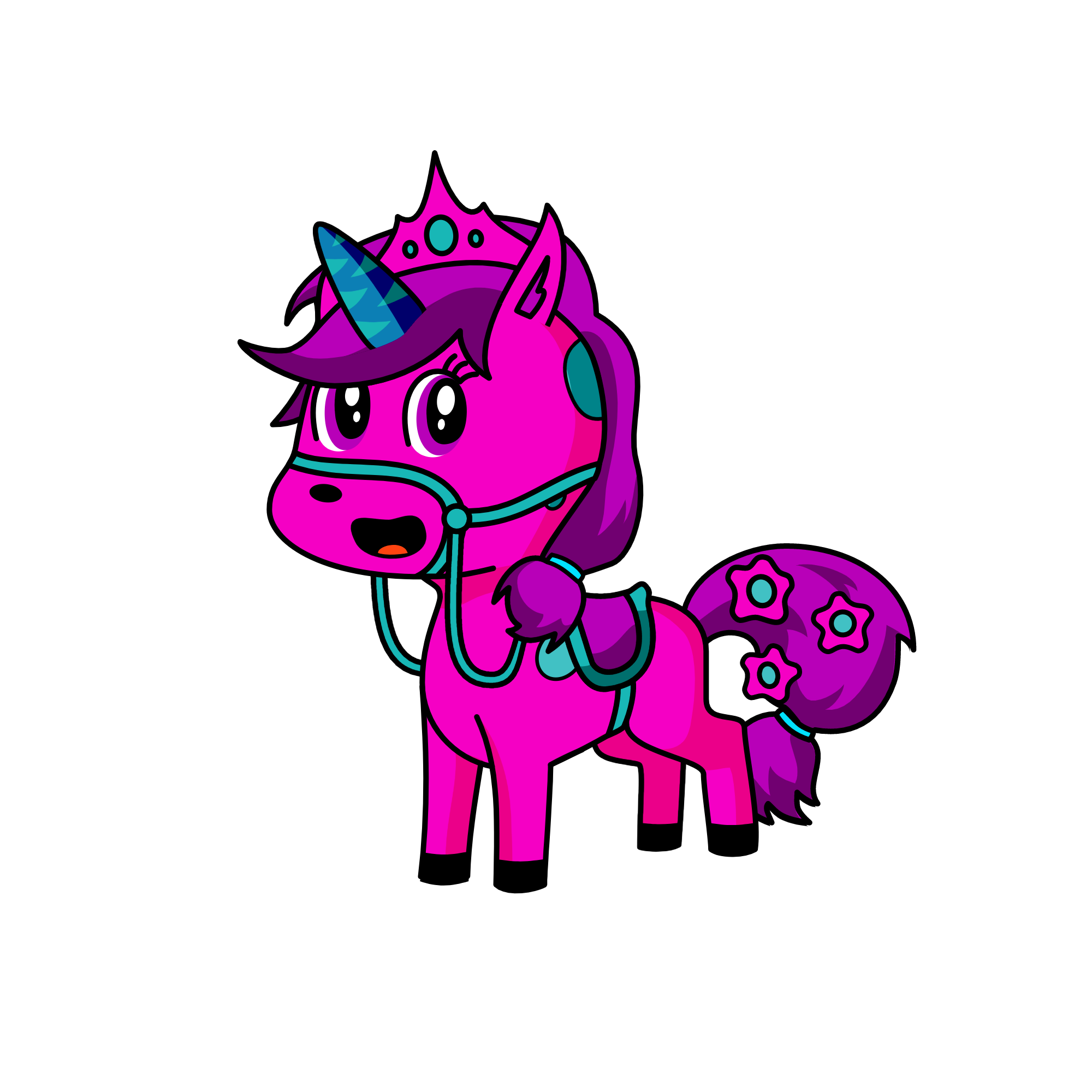 pinky, the unicorn