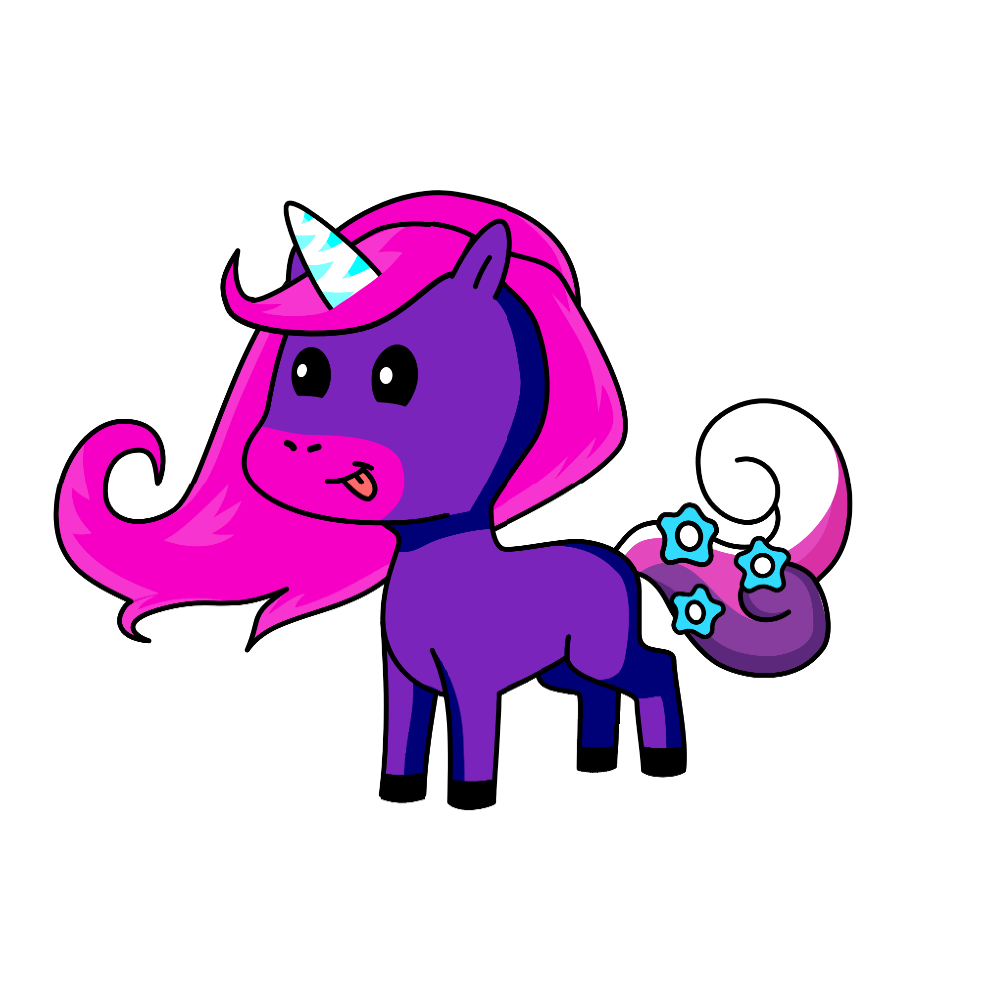 Cutie, the unicorn