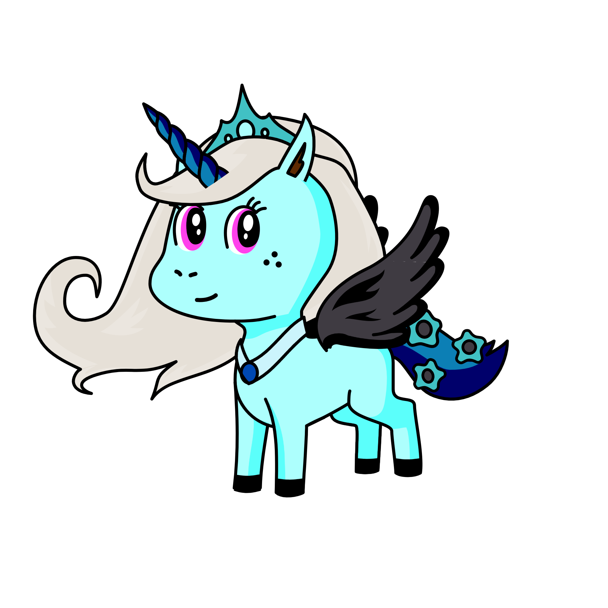 fluffy, the unicorn