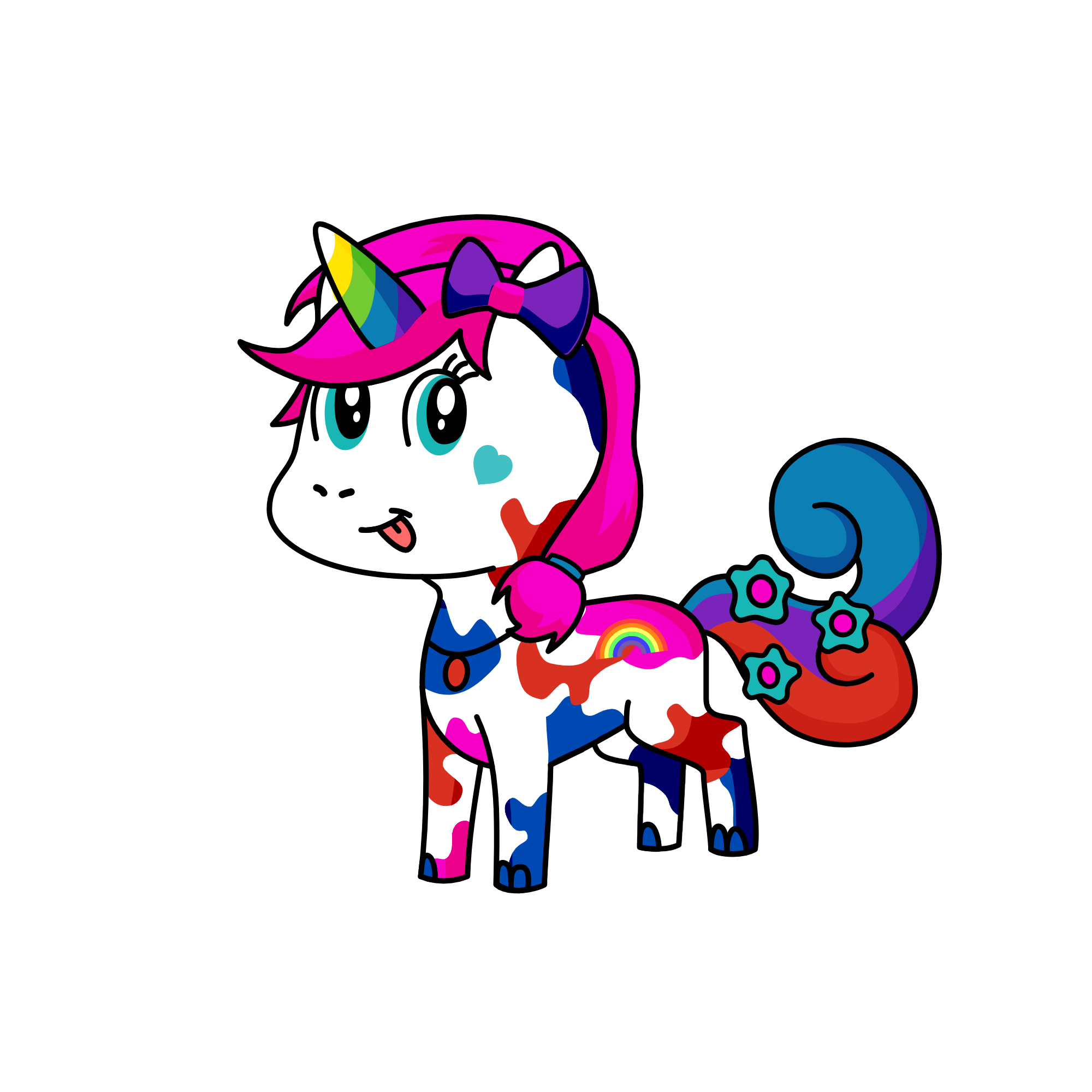 pretty, the unicorn