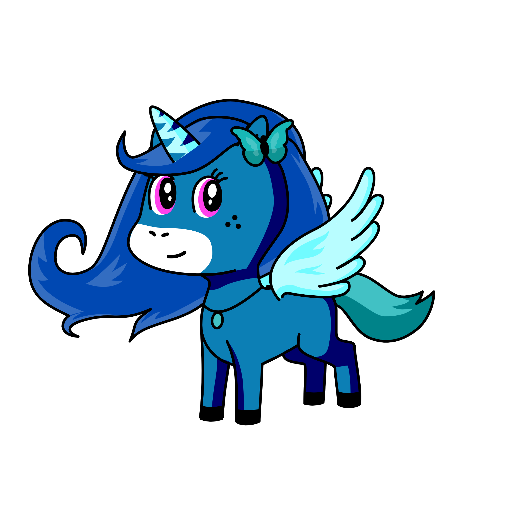 Jasmine, the unicorn