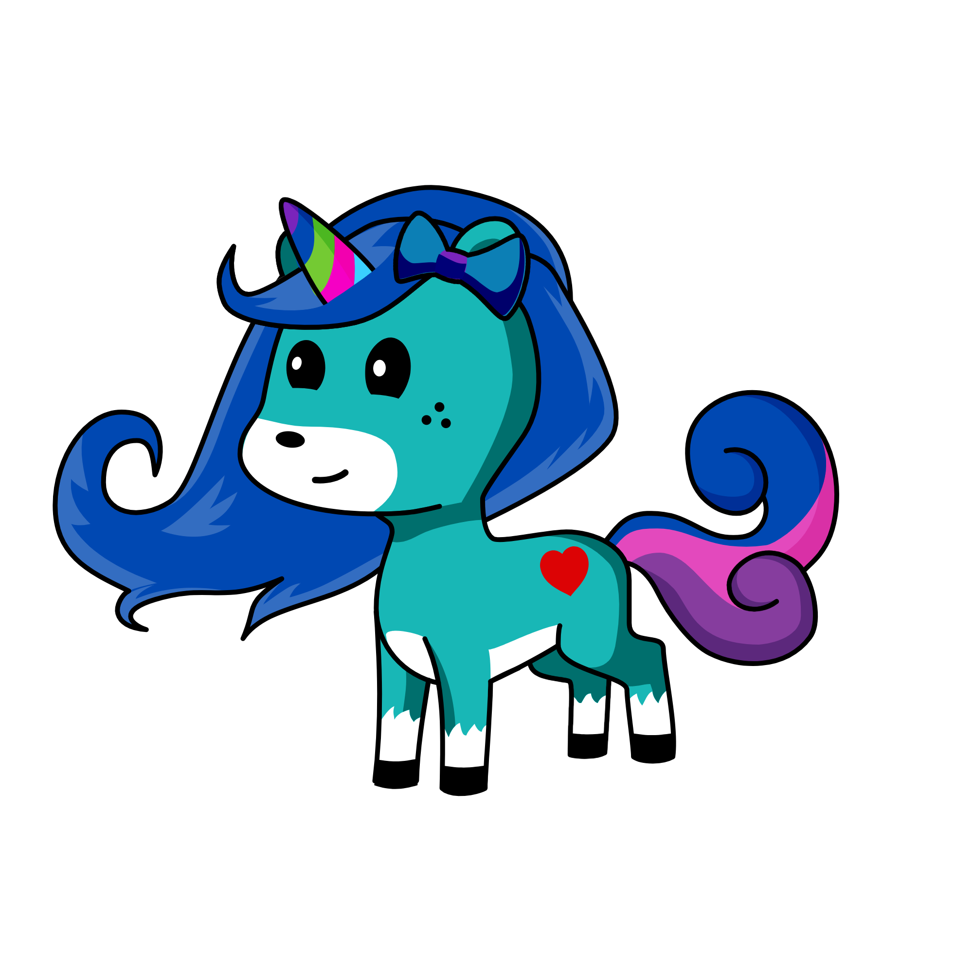 Breezy, the unicorn