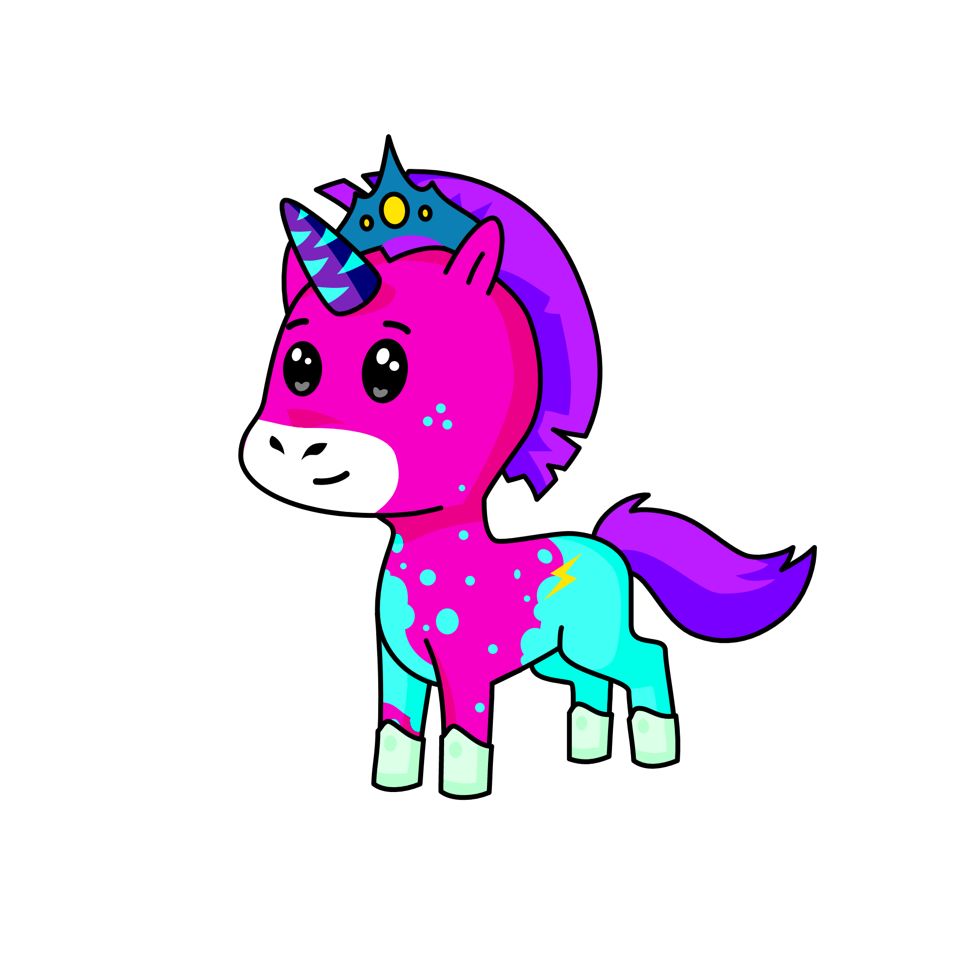 Retro princes , the unicorn