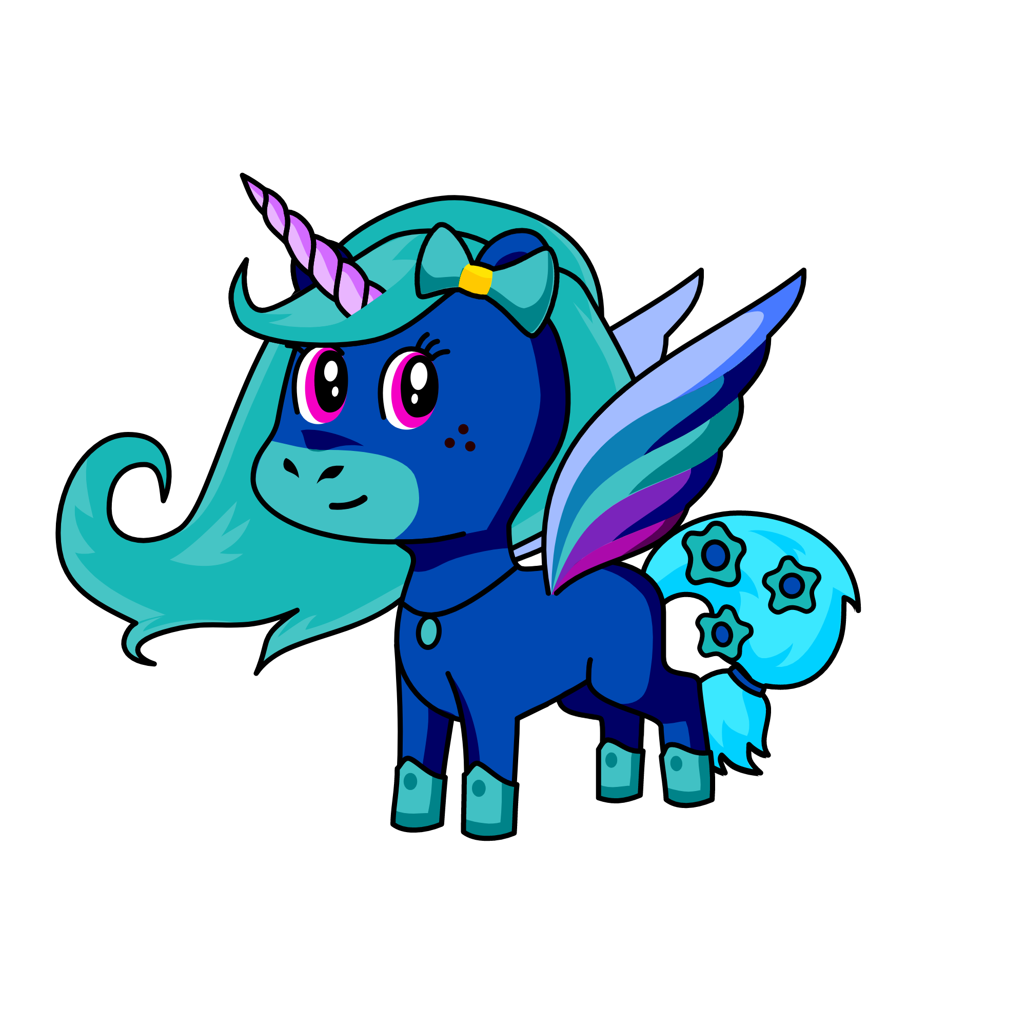 Blue's Twin, the unicorn
