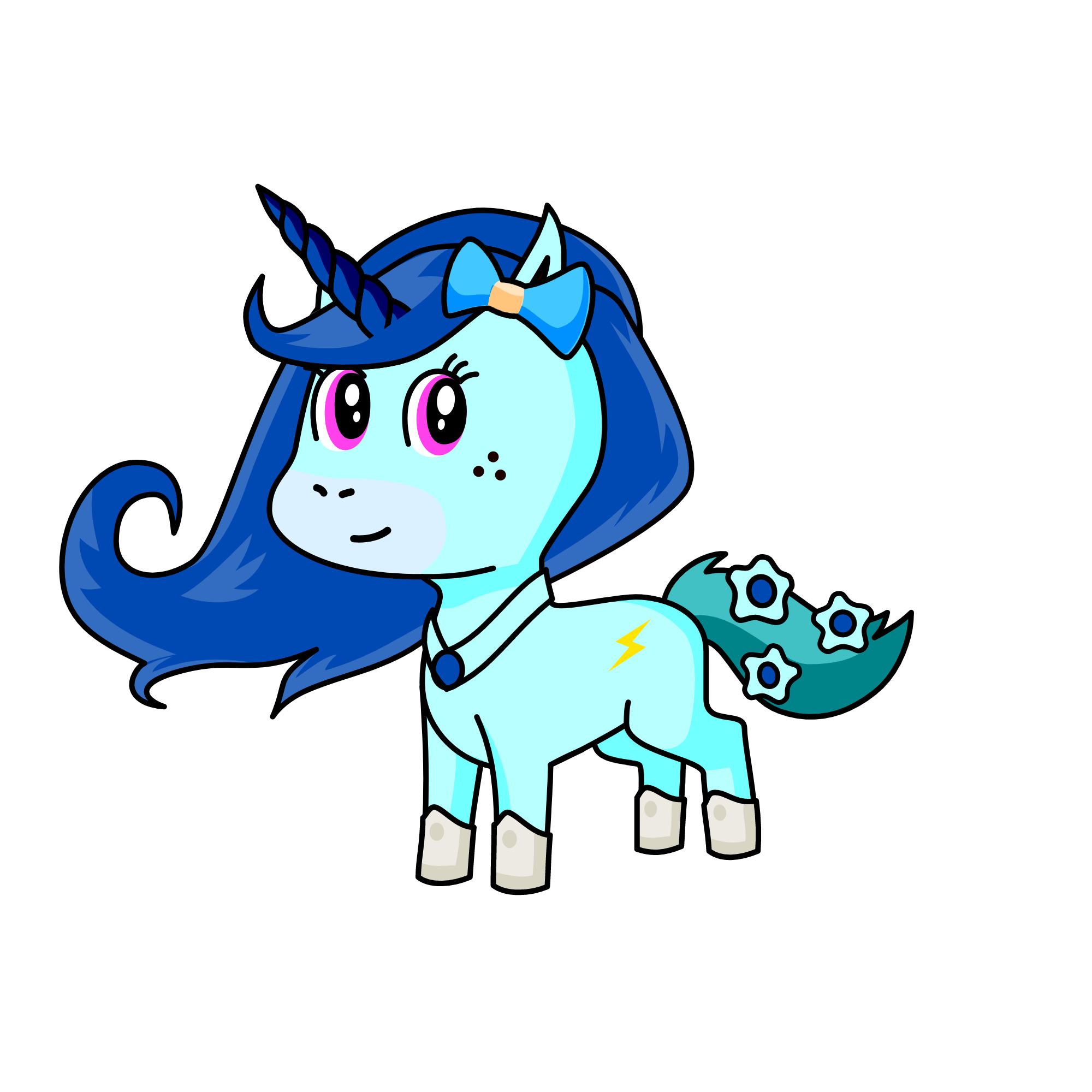 Dina, the unicorn