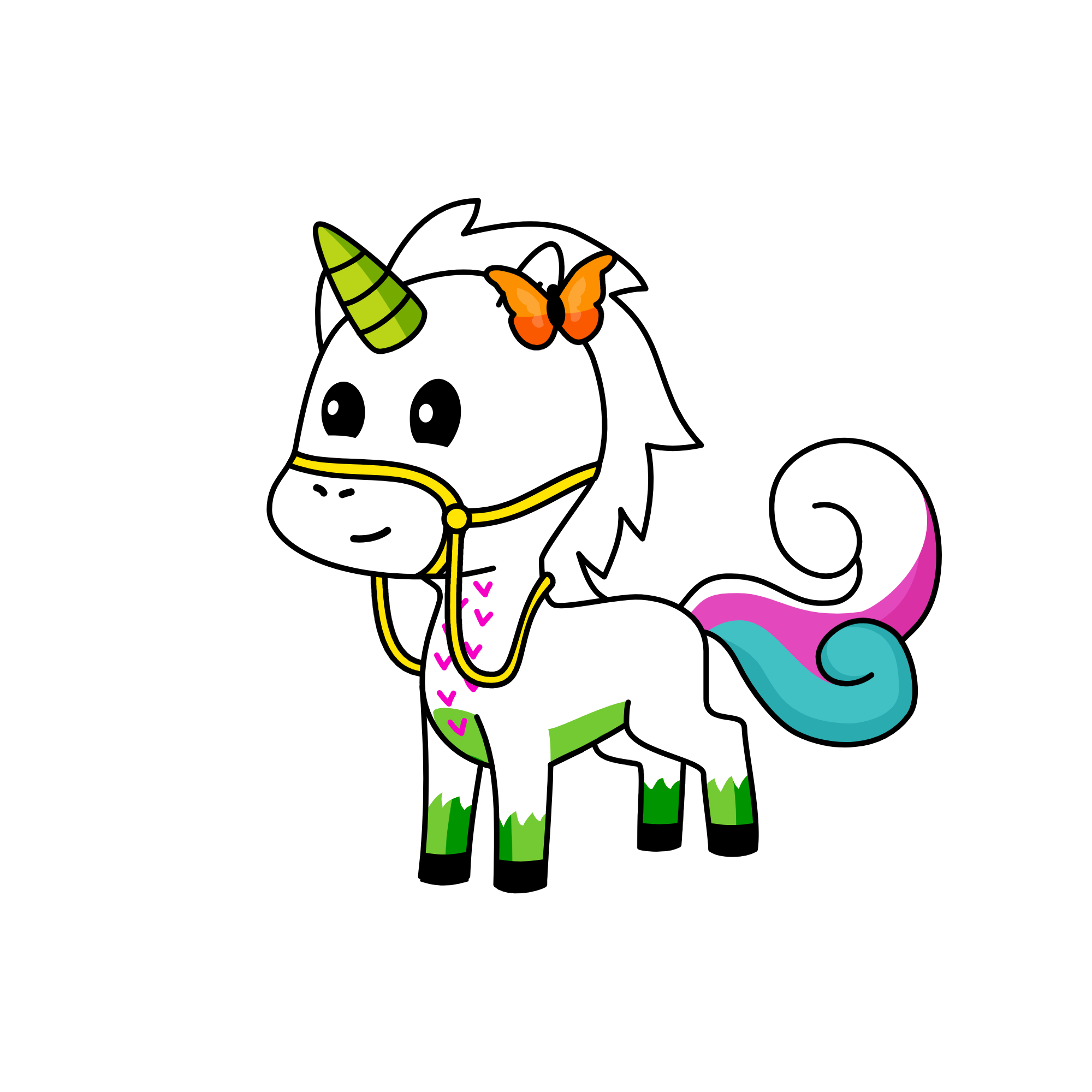 anzalcat, the unicorn
