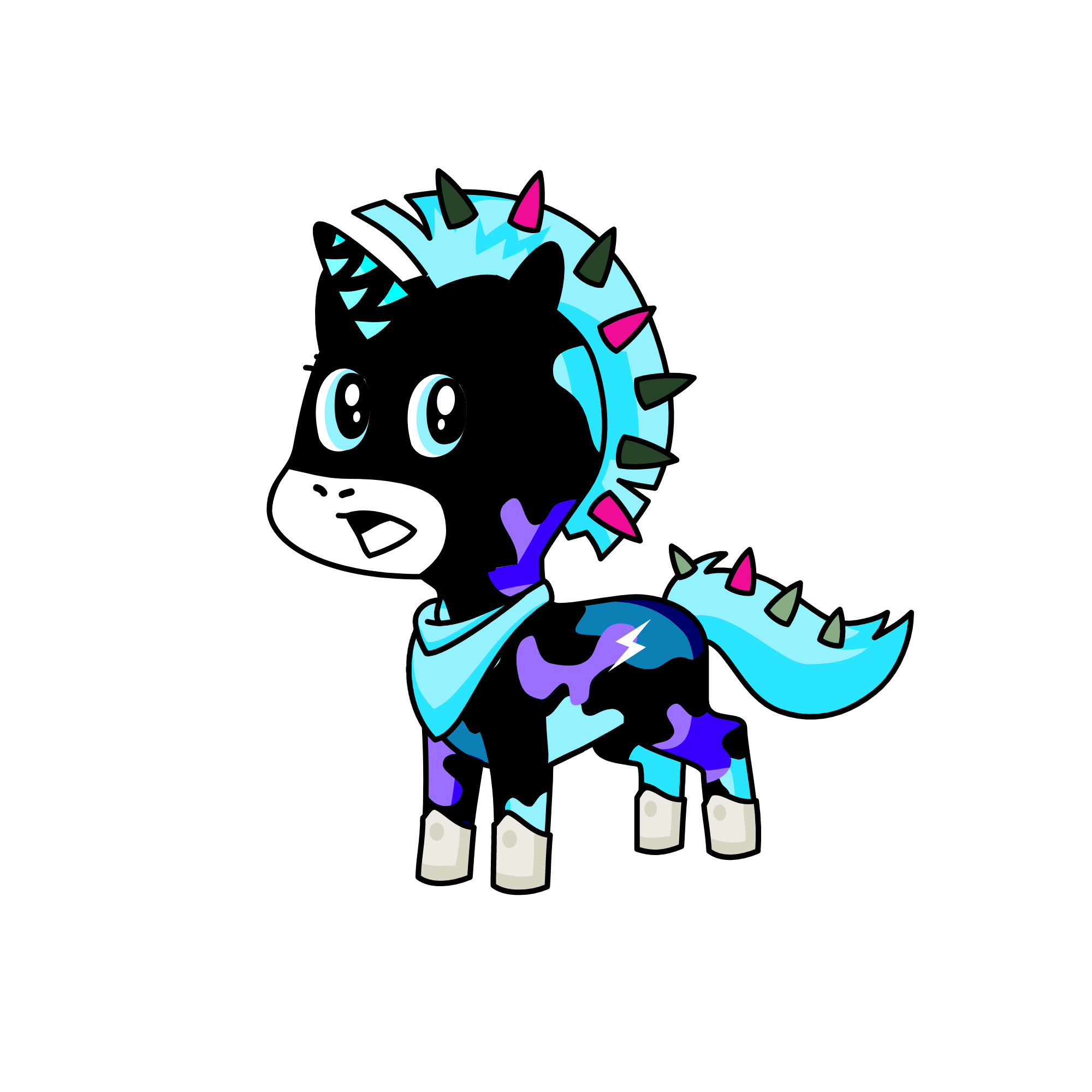 Moonlight, the unicorn