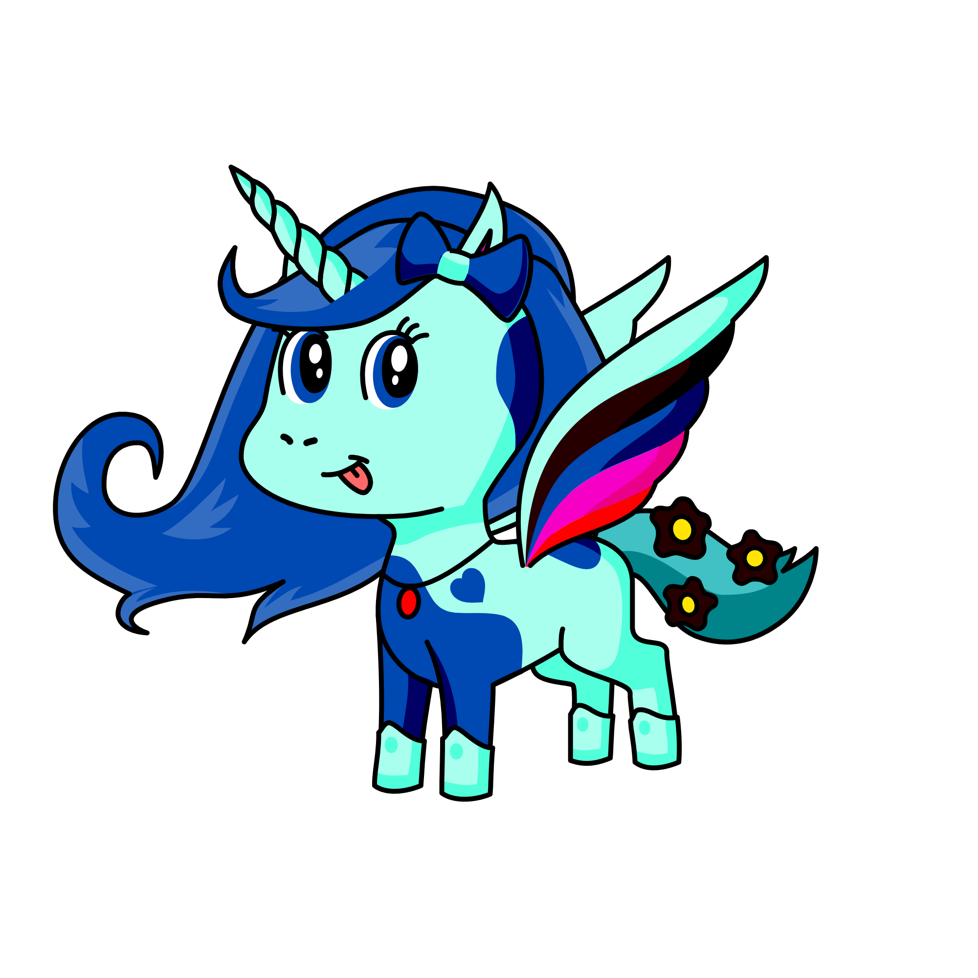 Fluffy , the unicorn