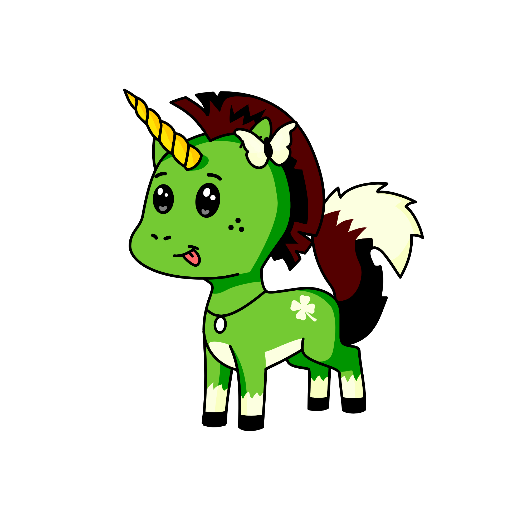Evergreen, the unicorn