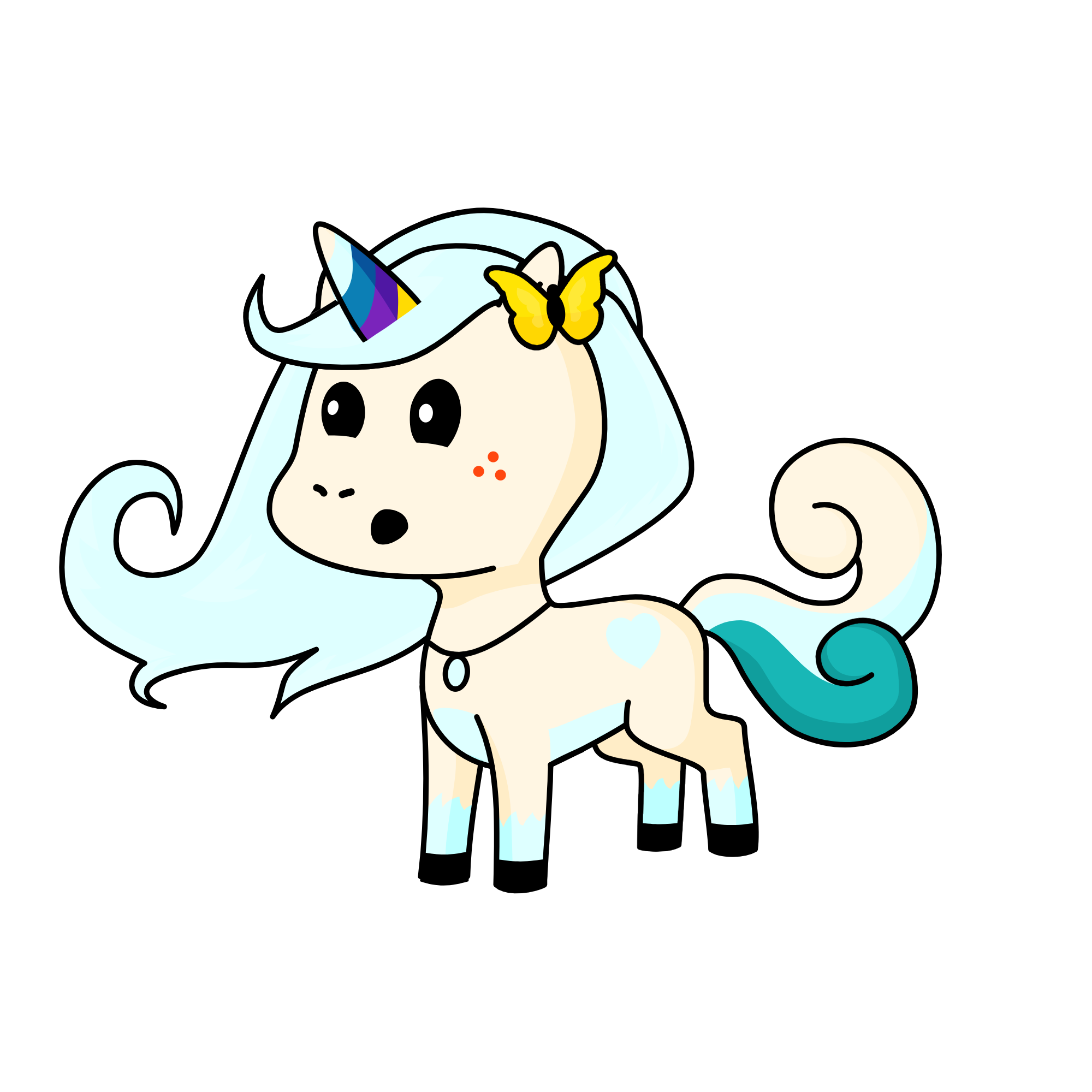 Sky, the unicorn