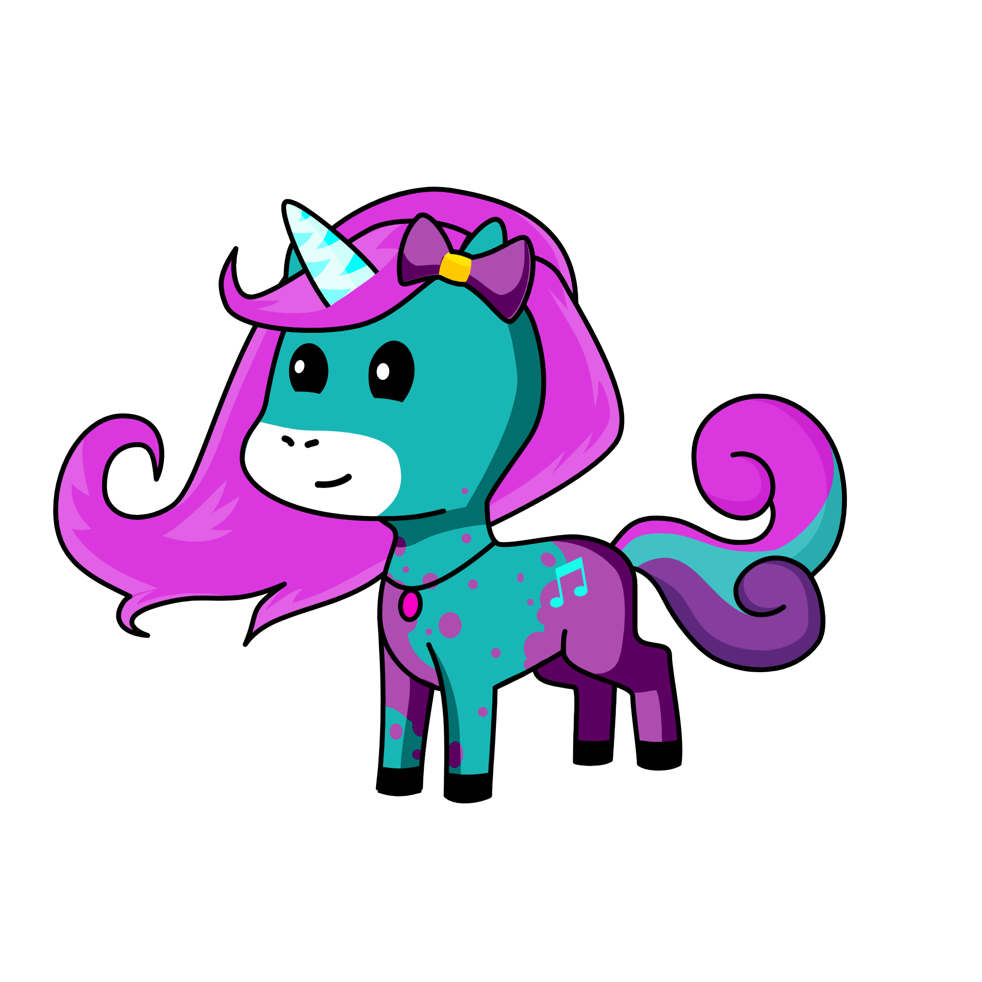 Lilac, the unicorn