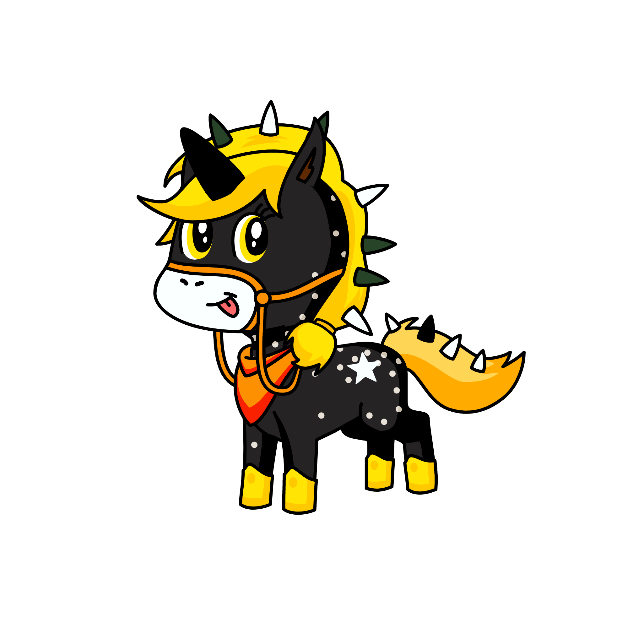 black void, the unicorn