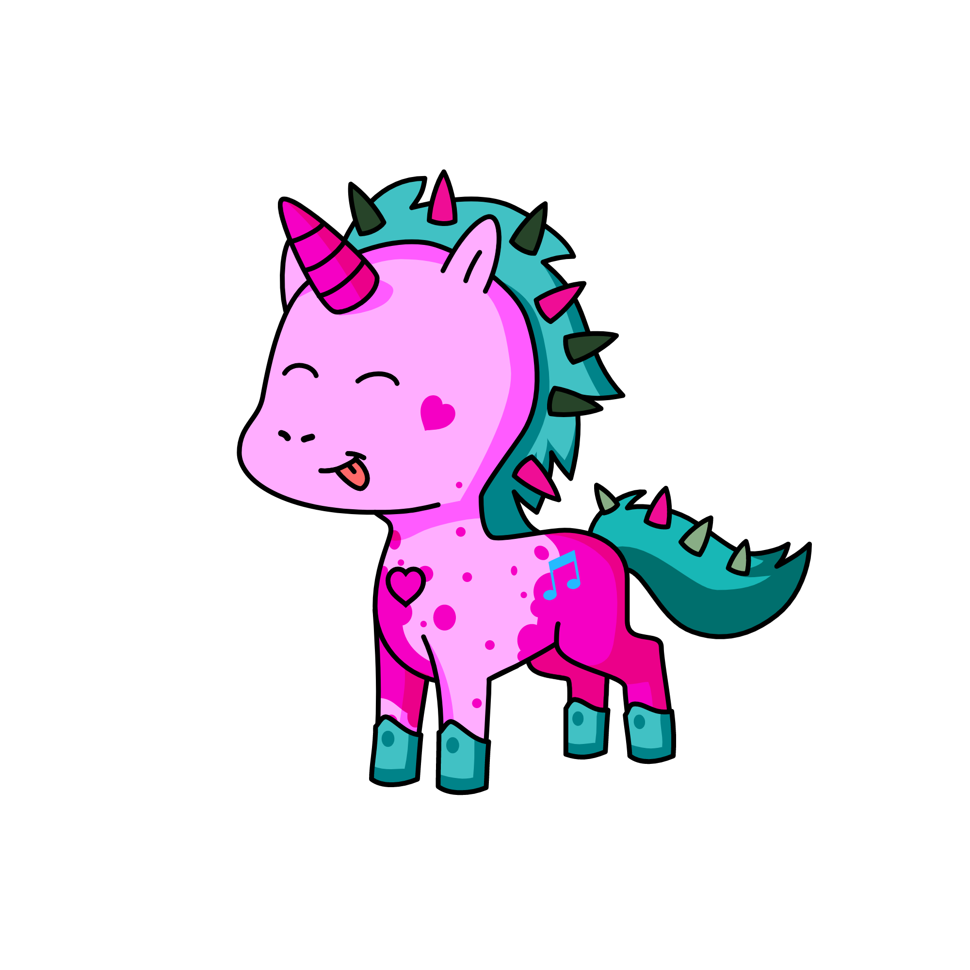 Tiddly wink, the unicorn