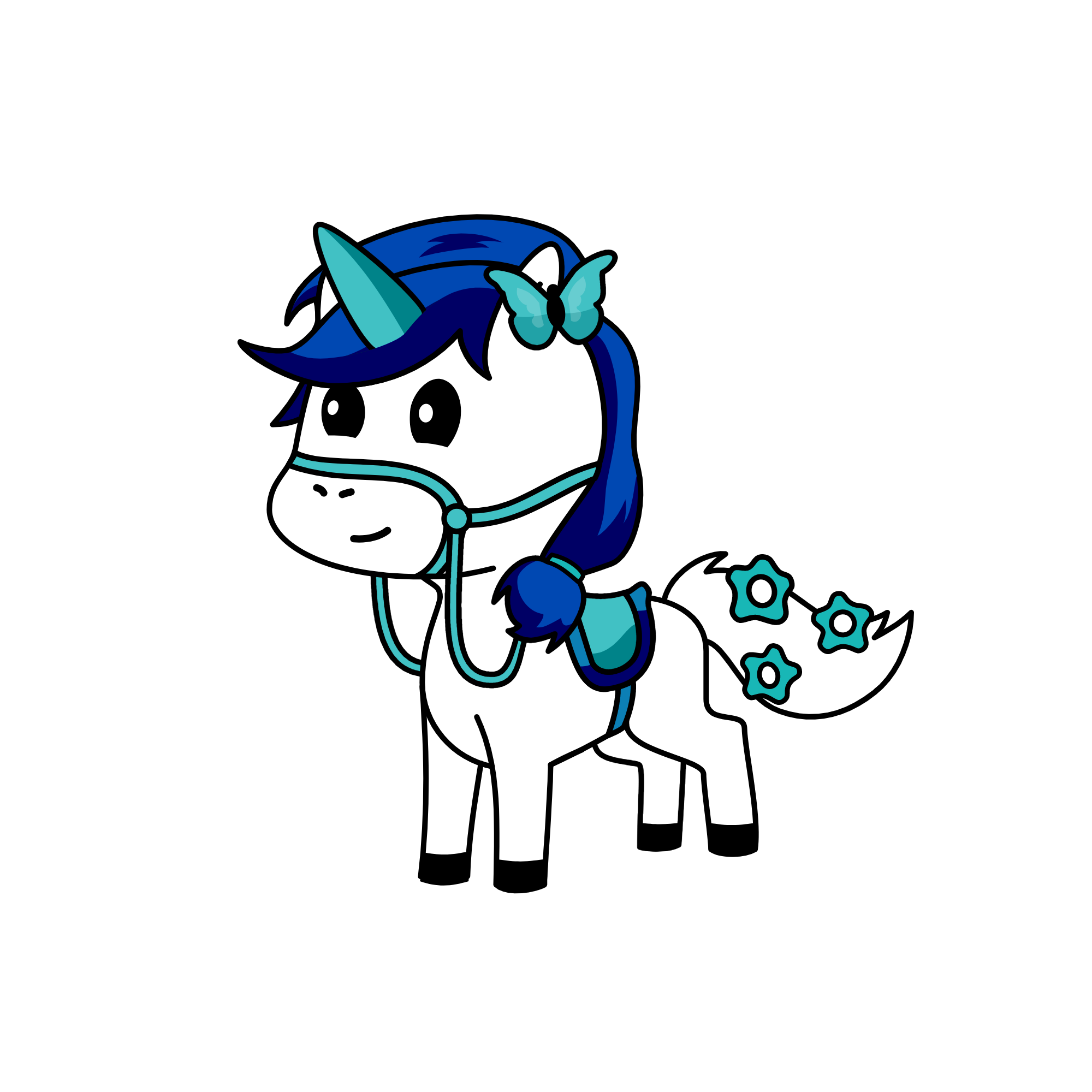 flower, the unicorn