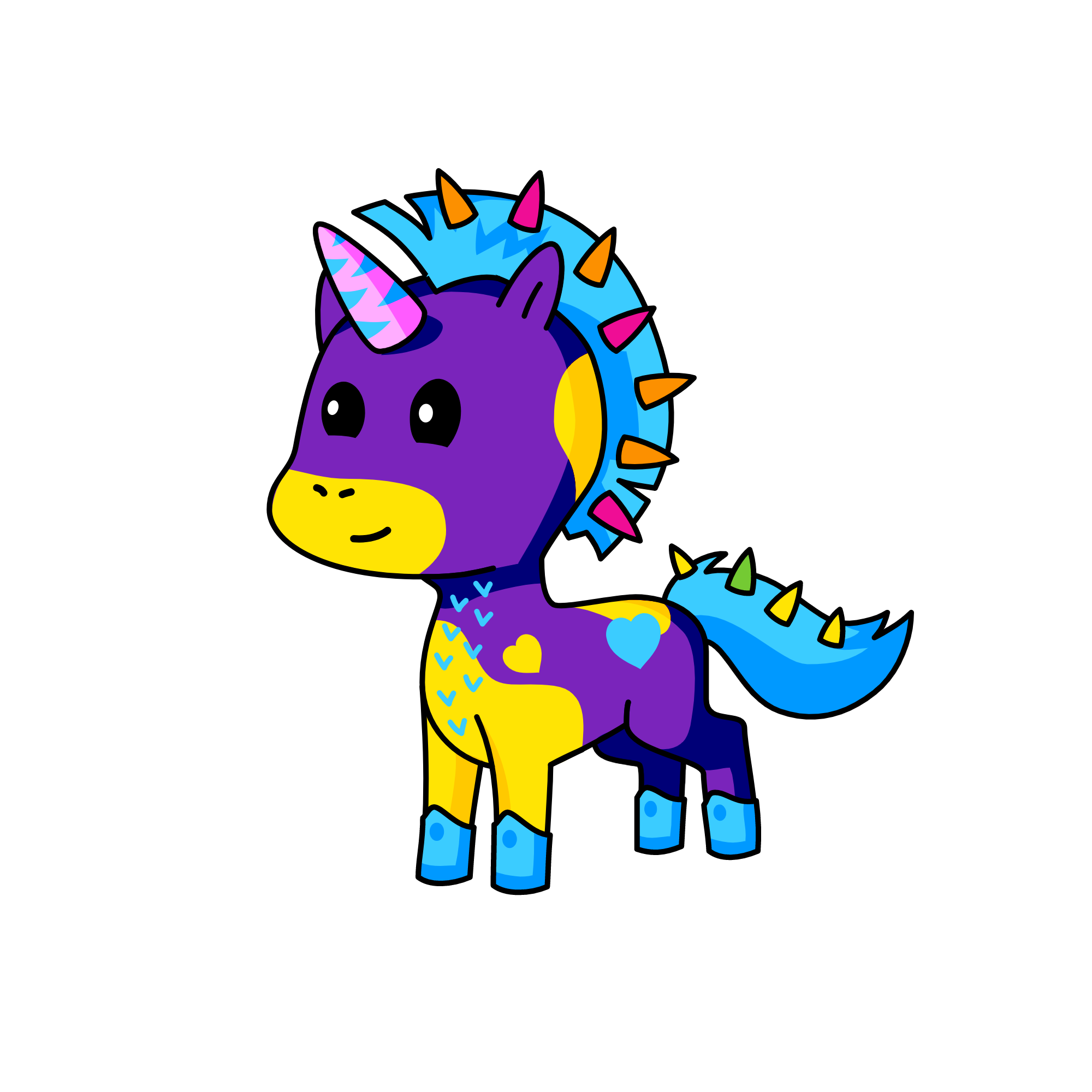 RAZZEL-DAZZEL, the unicorn