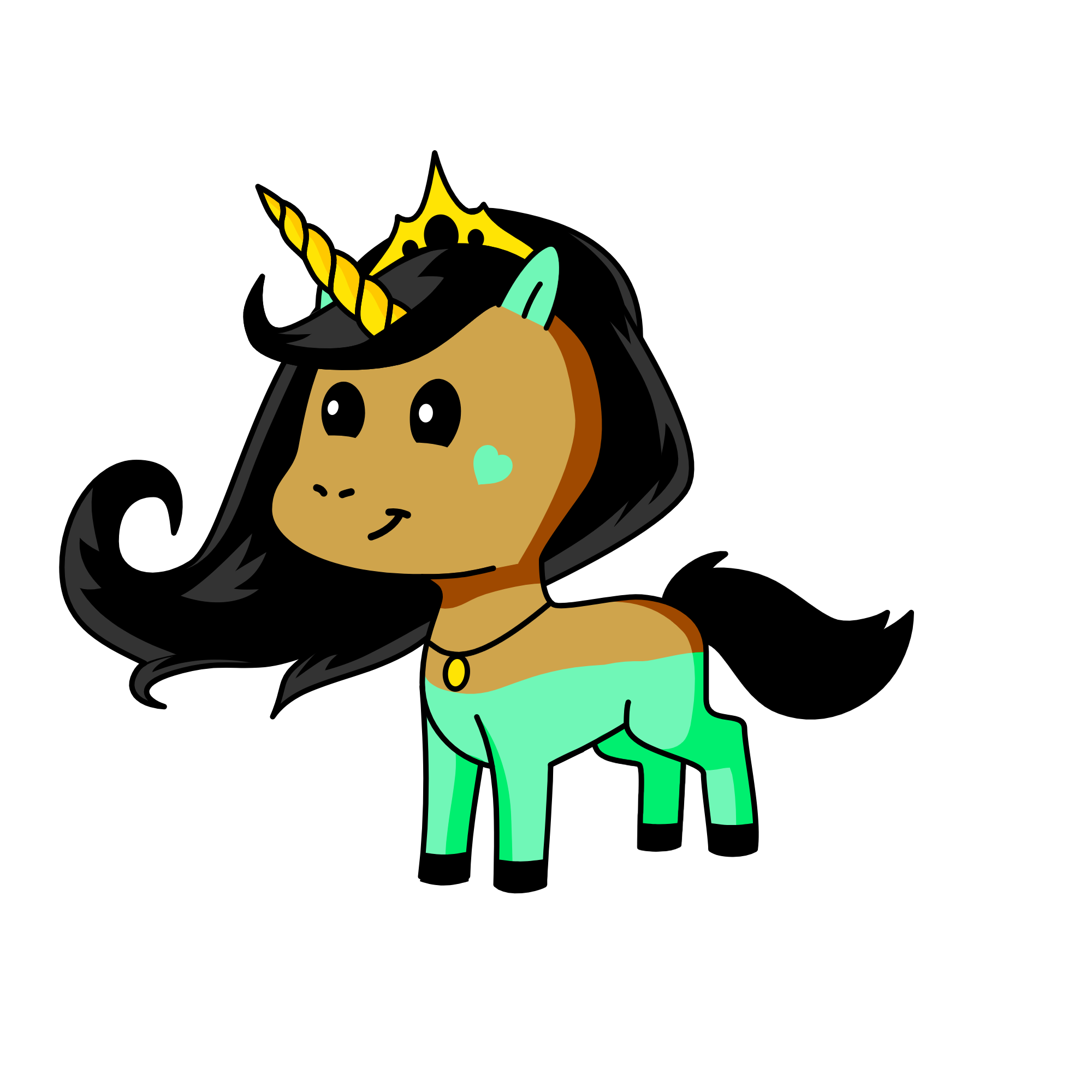 JAZZY, the unicorn