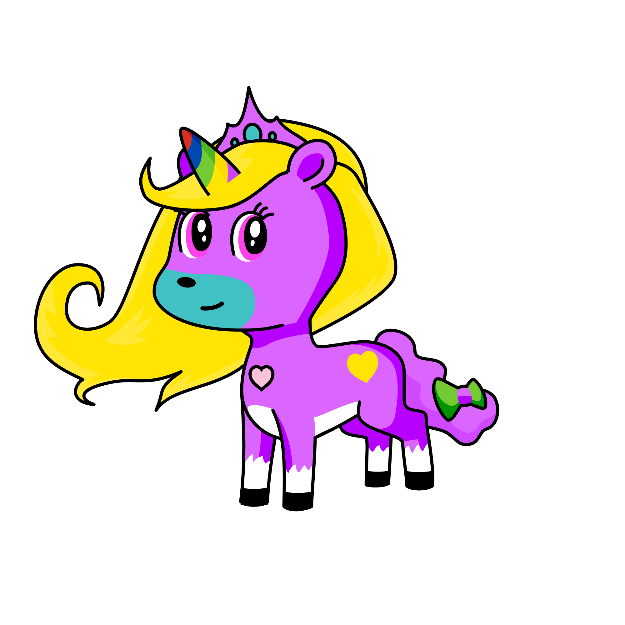 KYLIE NICOLE SPLASHY'S UNICORN, the unicorn