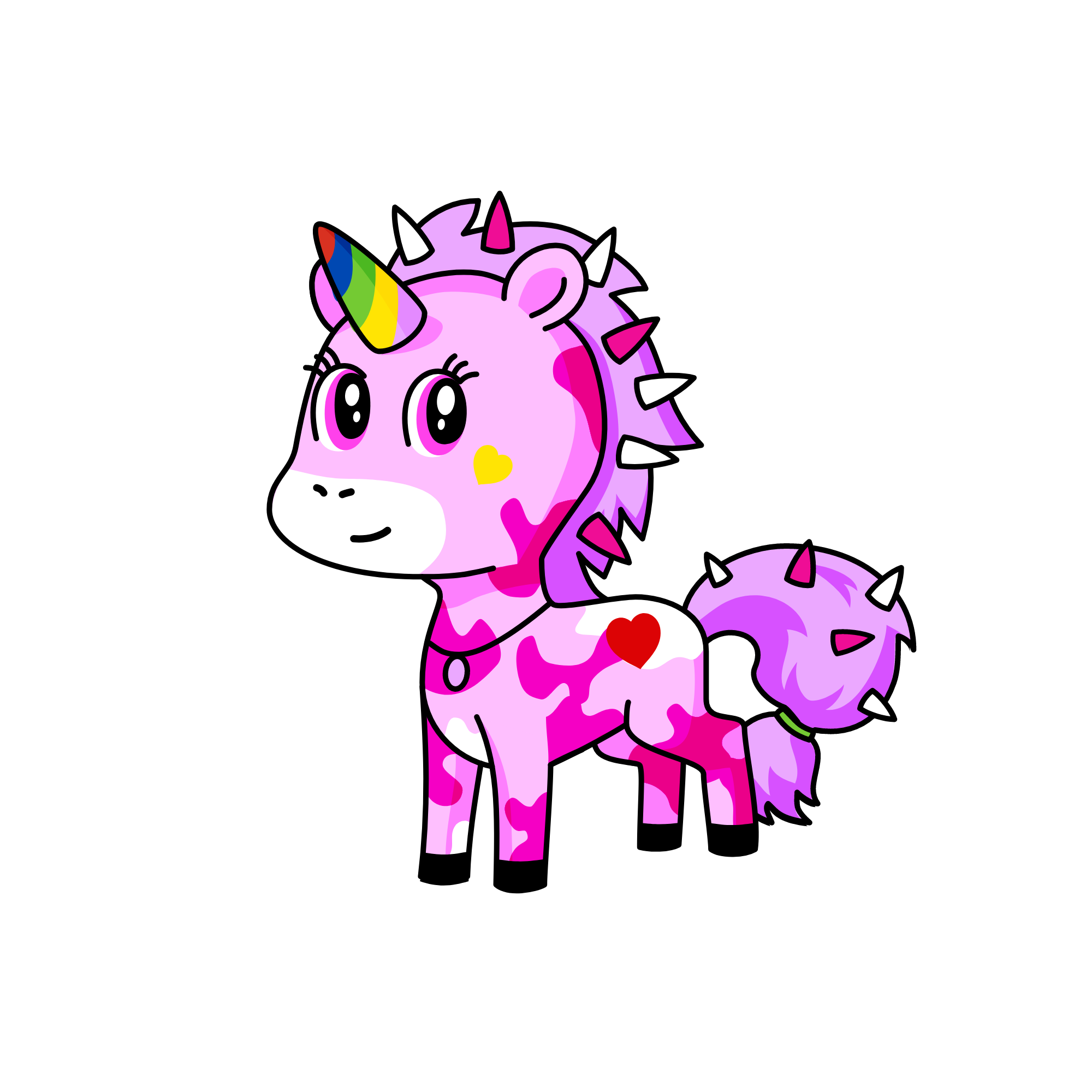 SPLASHY MAGICAL UNICORN, the unicorn