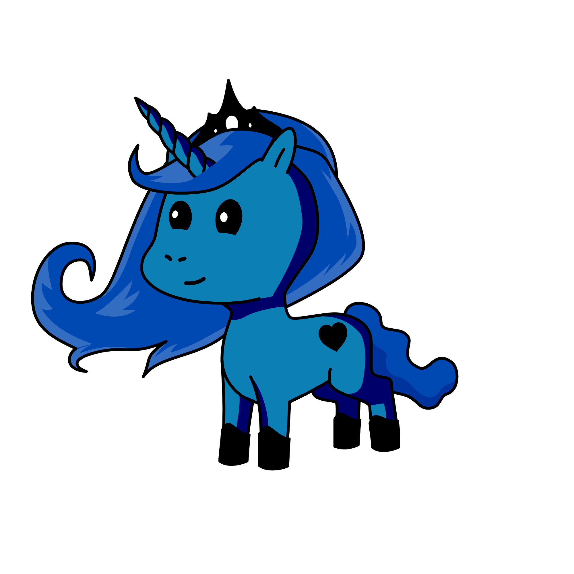 Luna, the unicorn