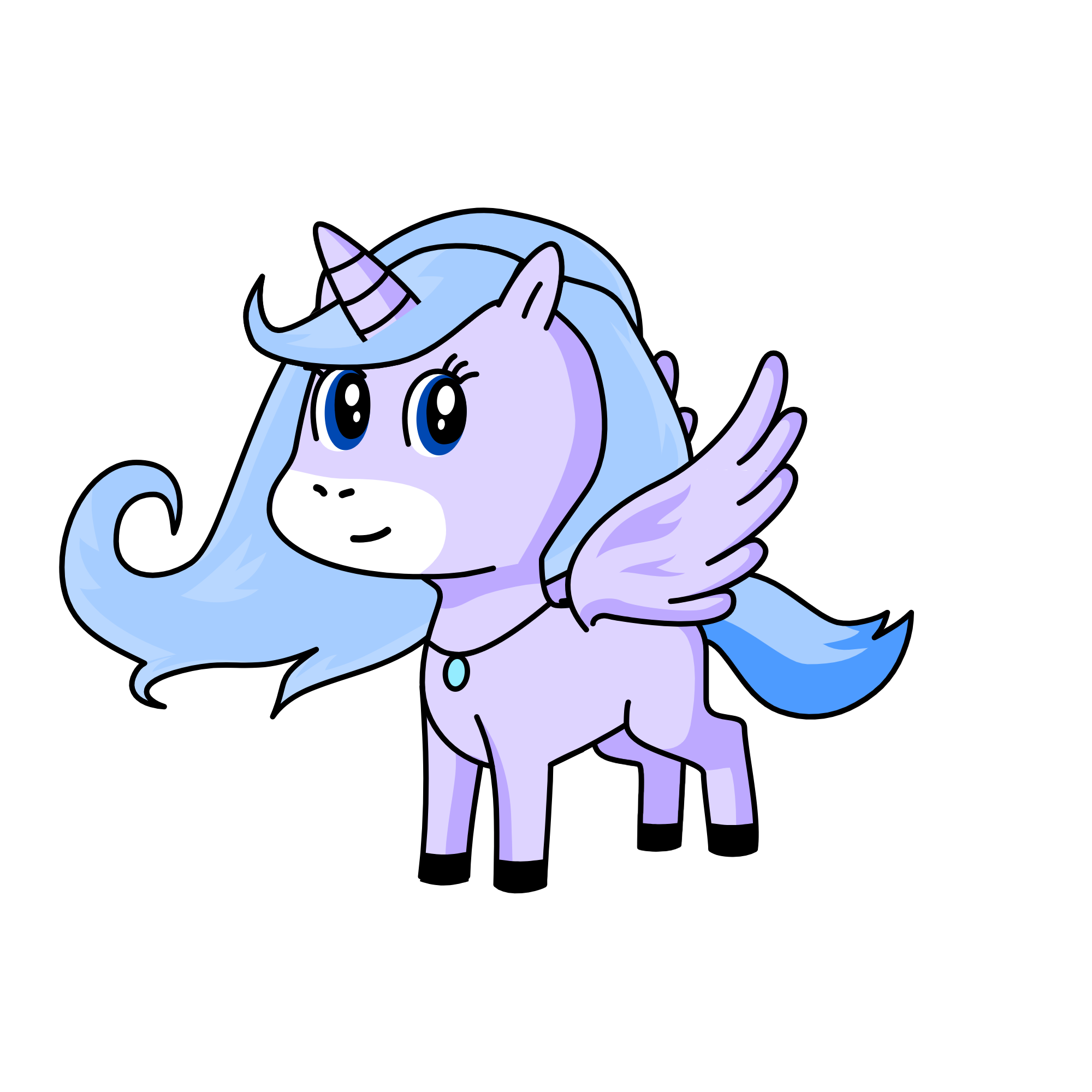 Sky, the unicorn
