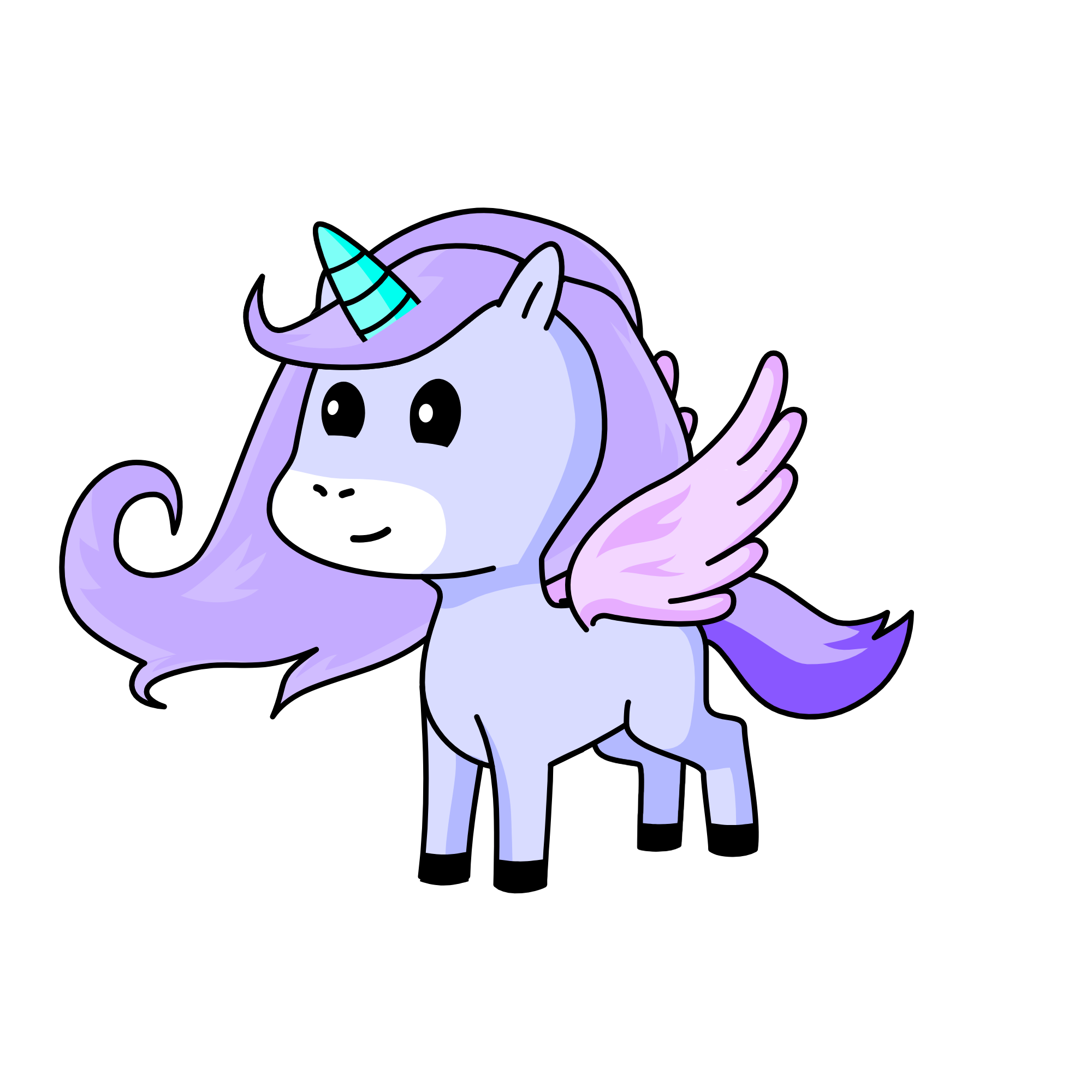 Pegasus, the unicorn