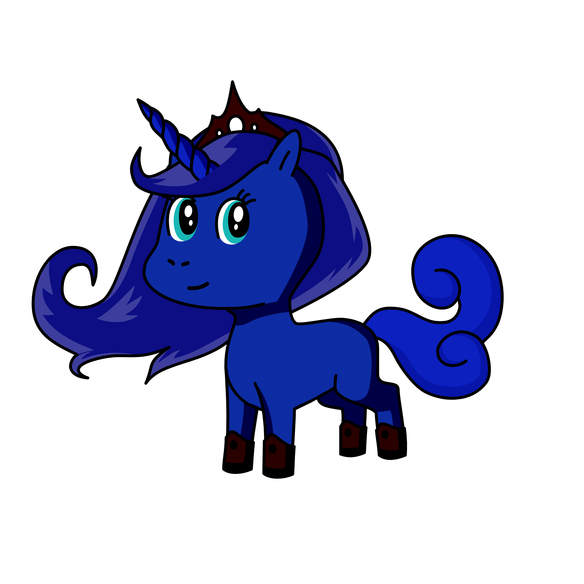 Luna's cousin, the unicorn