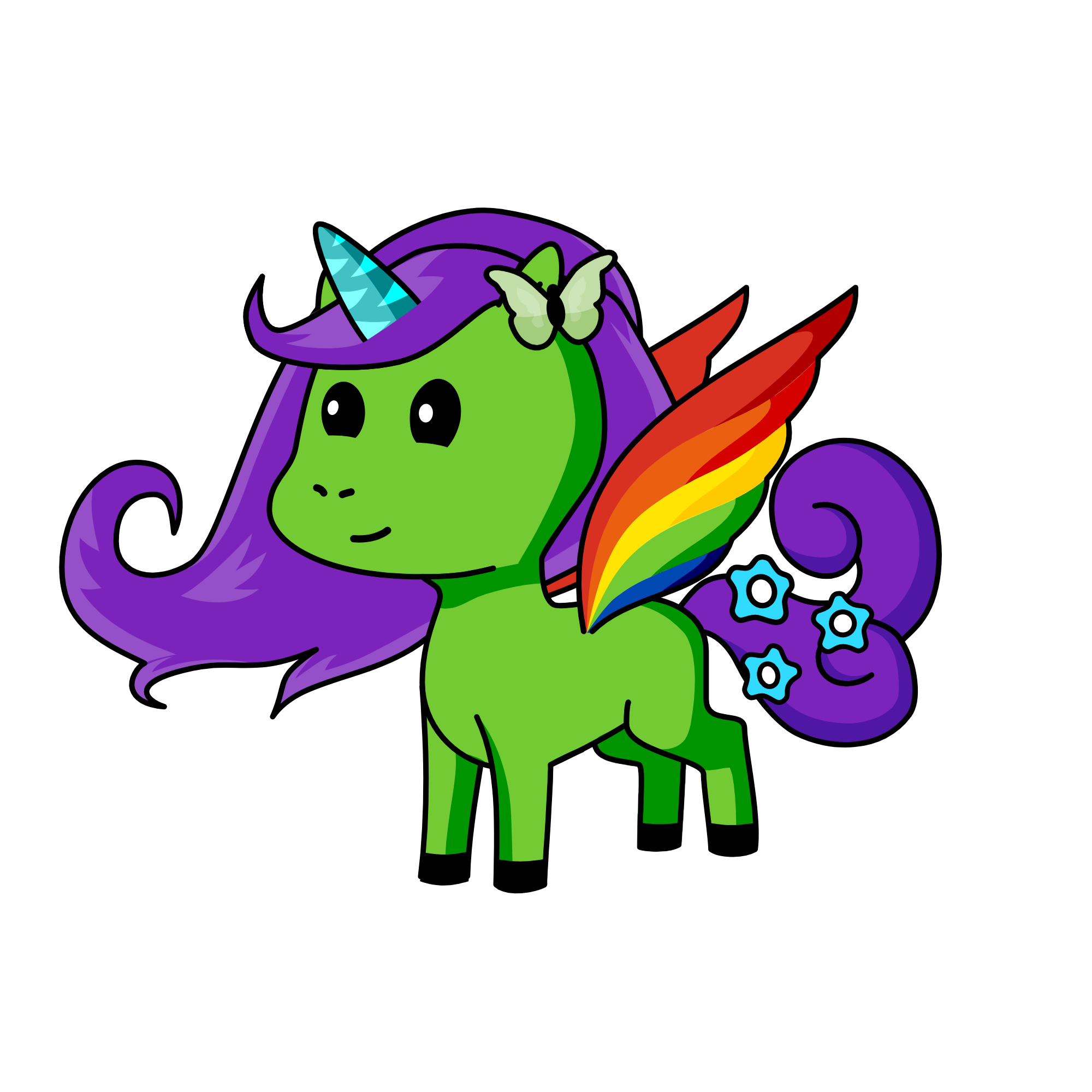 Hawaiicorn, the unicorn