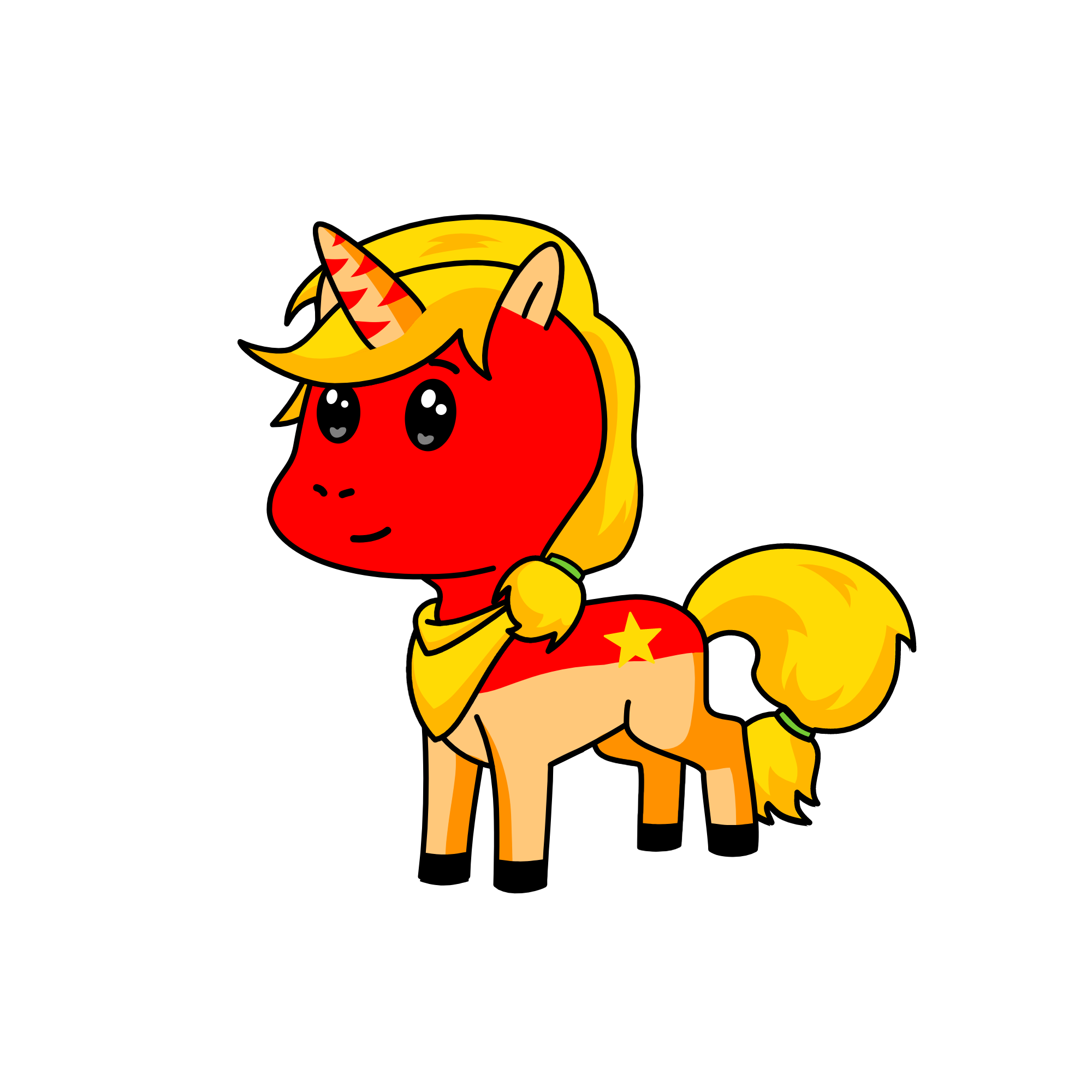 Sandy, the unicorn