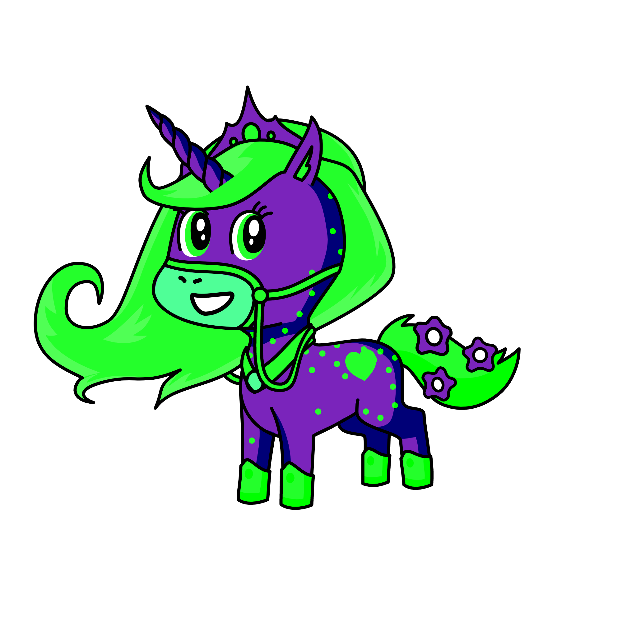 amber, the unicorn