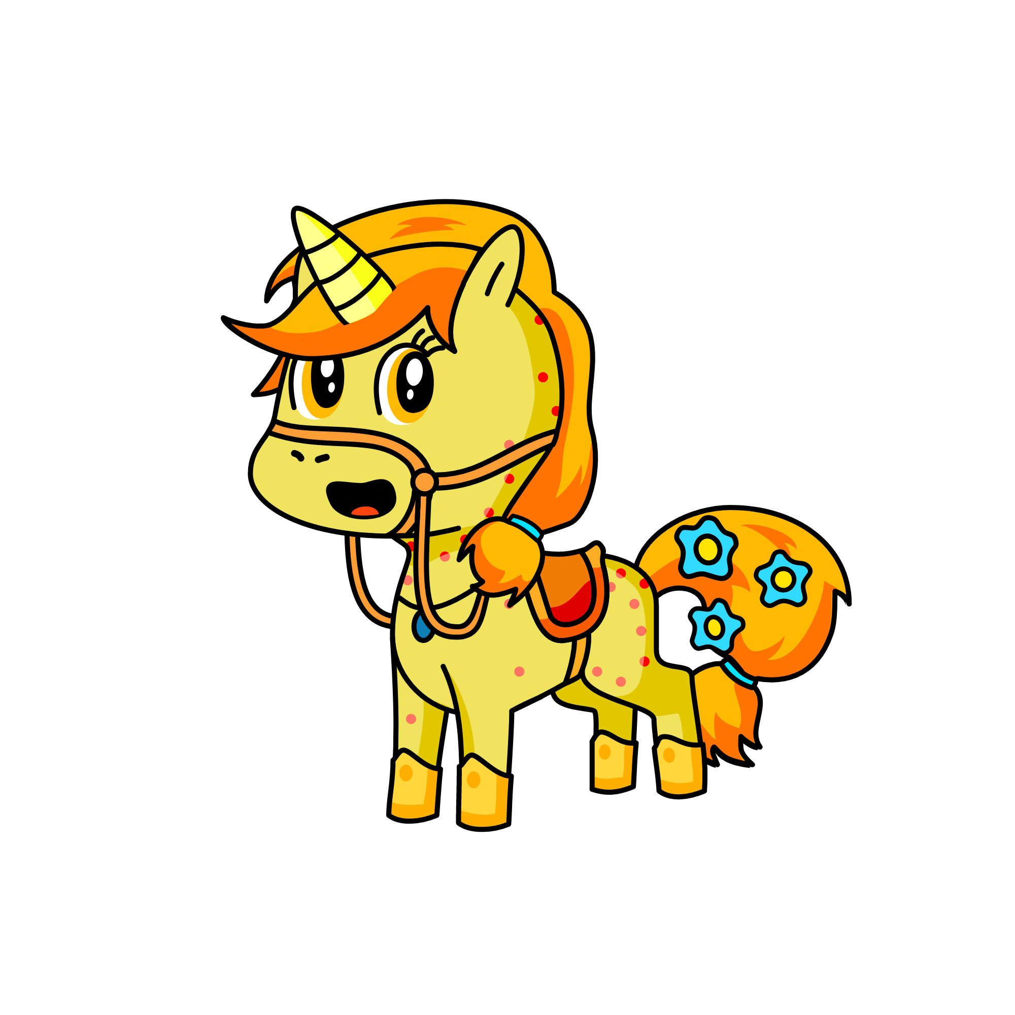 Pumpkin, the unicorn