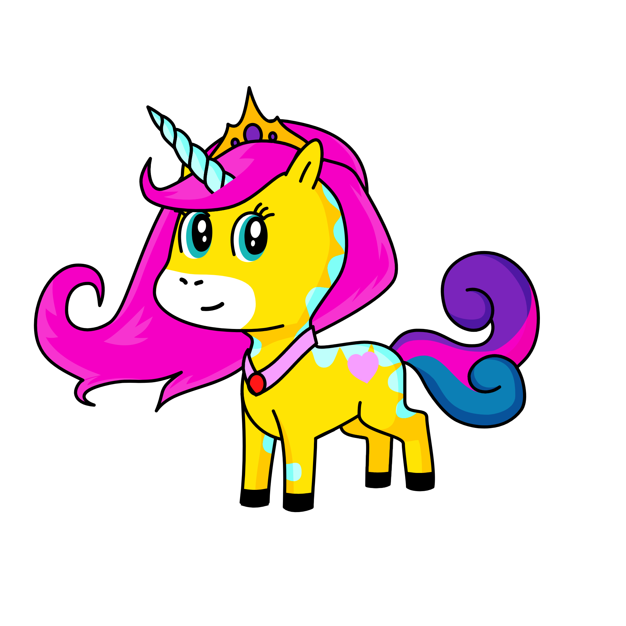 pinky, the unicorn