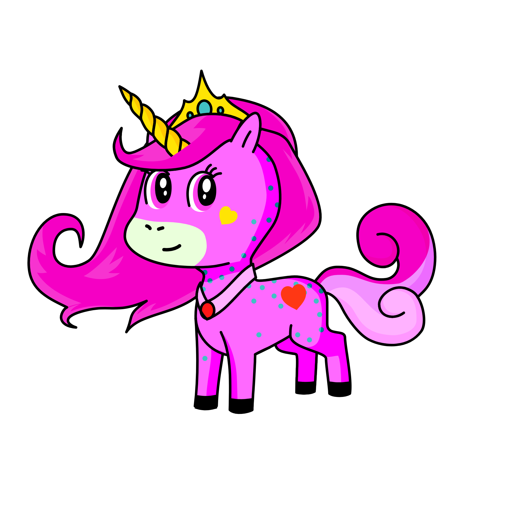 Gum Drop, the unicorn