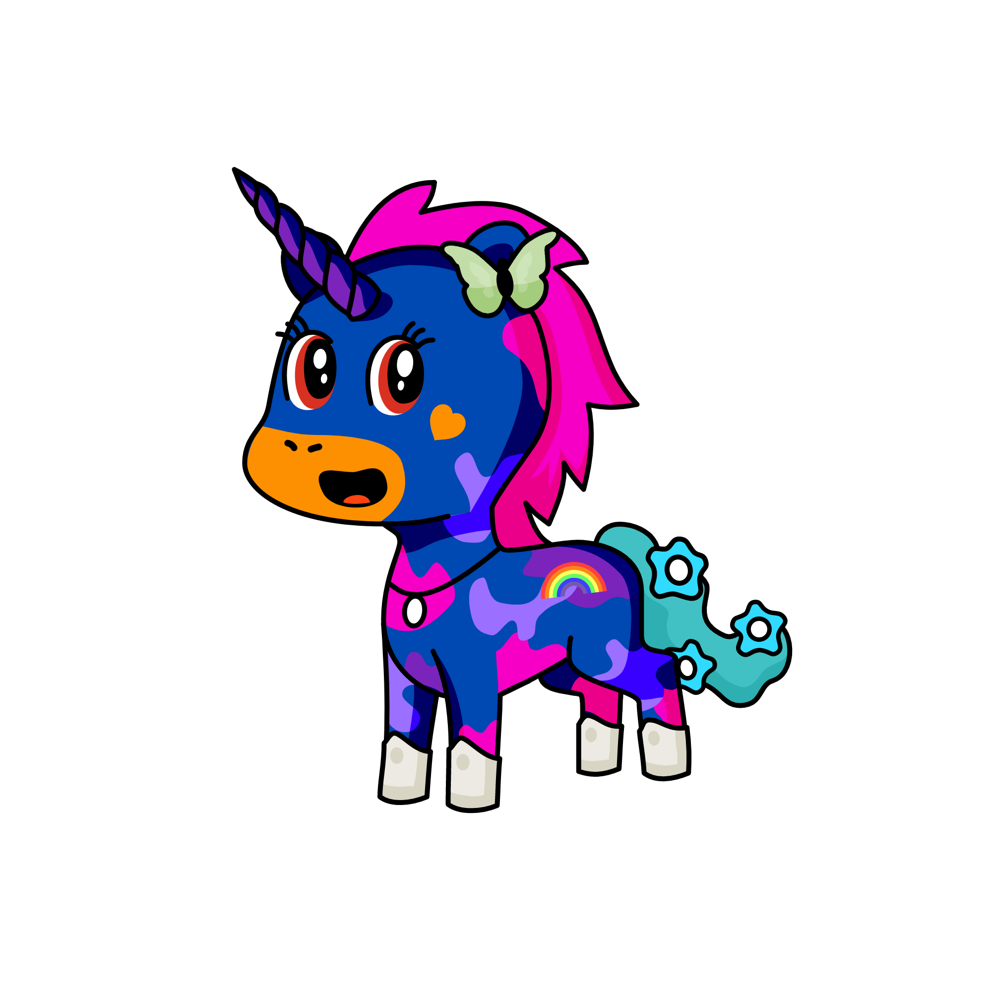 Bragathi, the unicorn