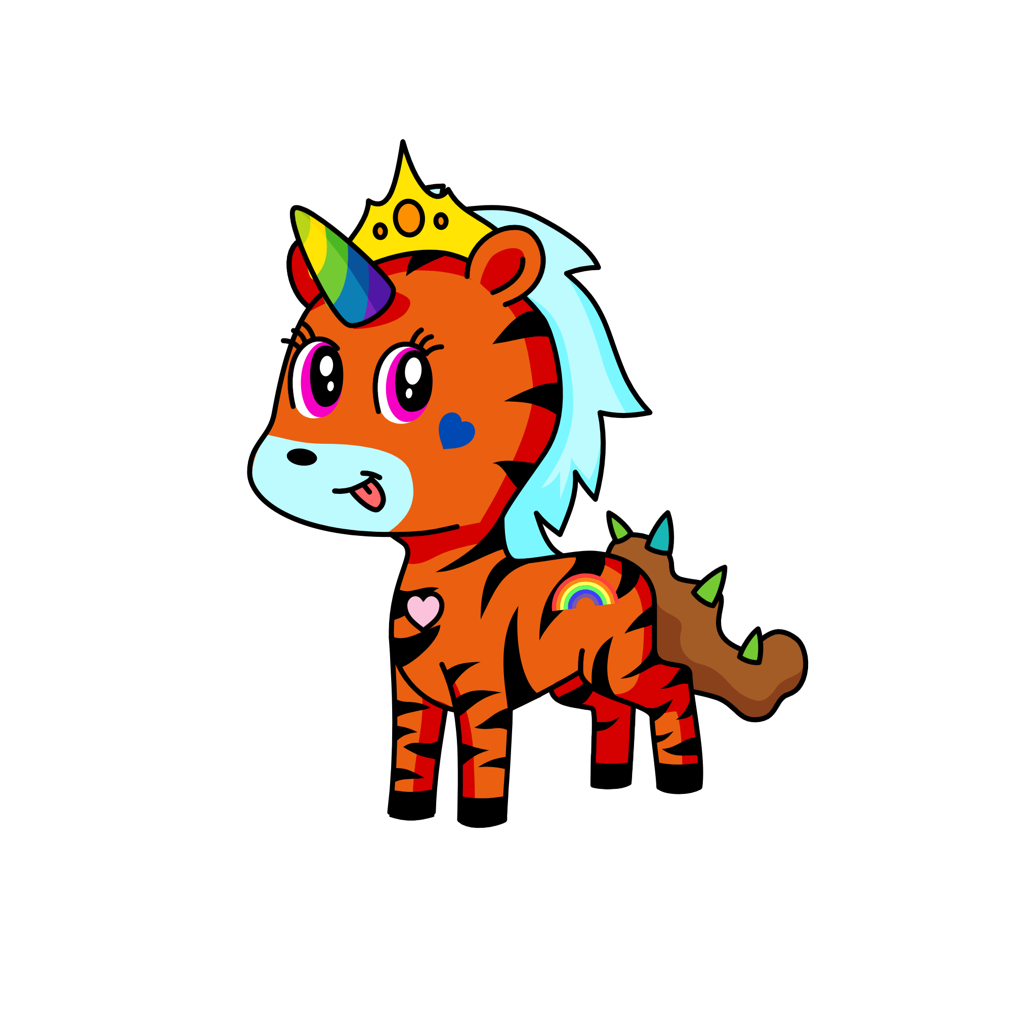 Colorinchis, the unicorn