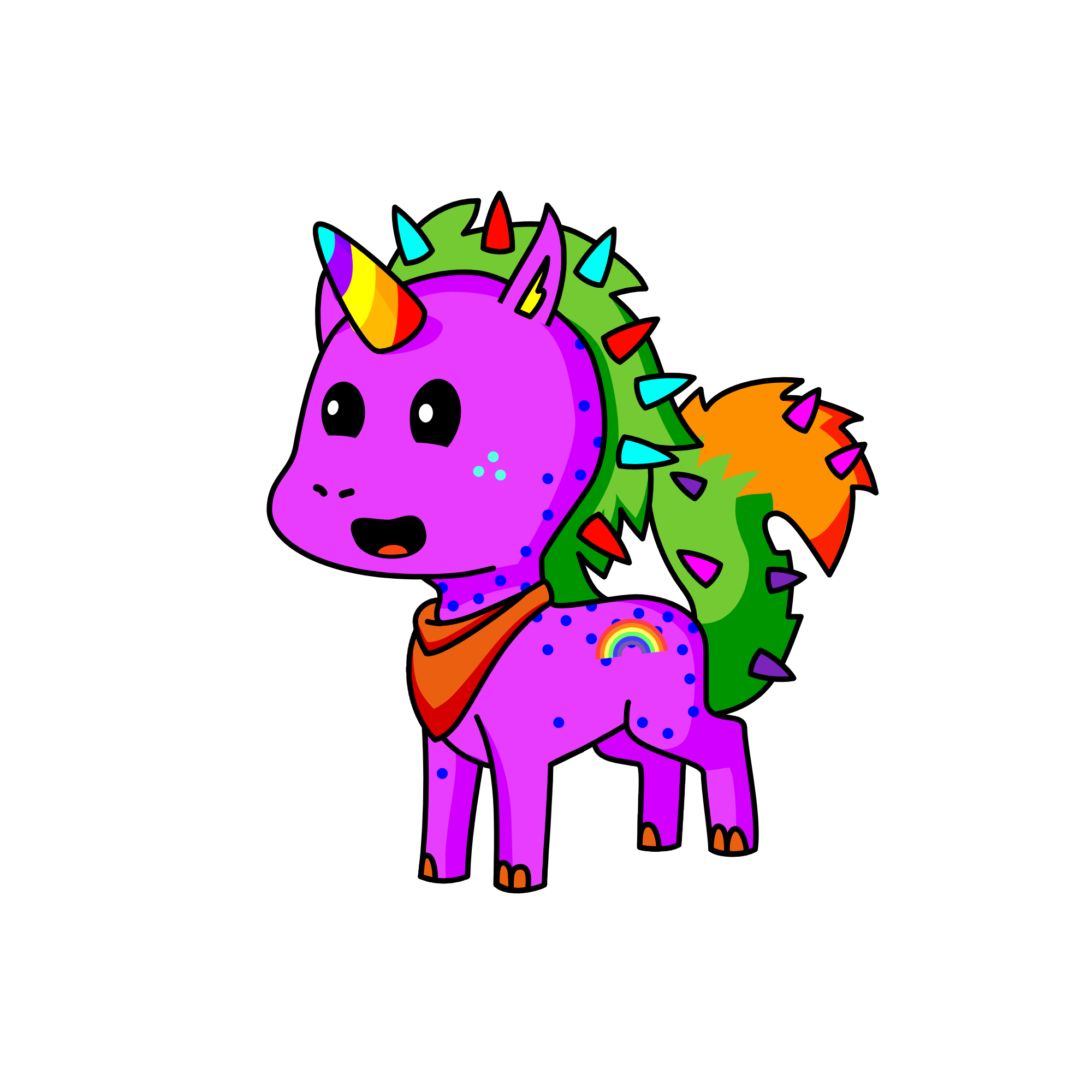 Kandi, the unicorn
