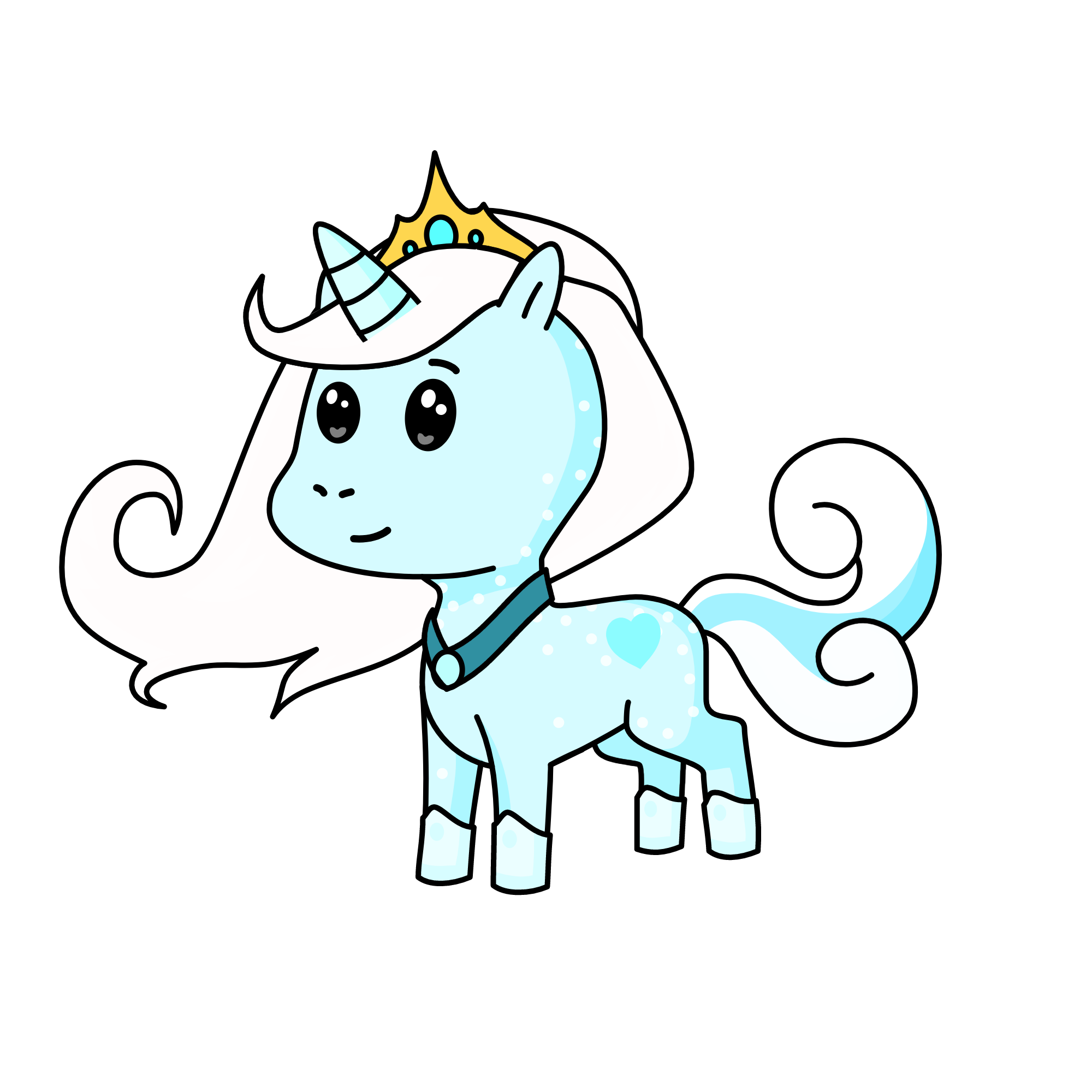 Snowdrop, the unicorn