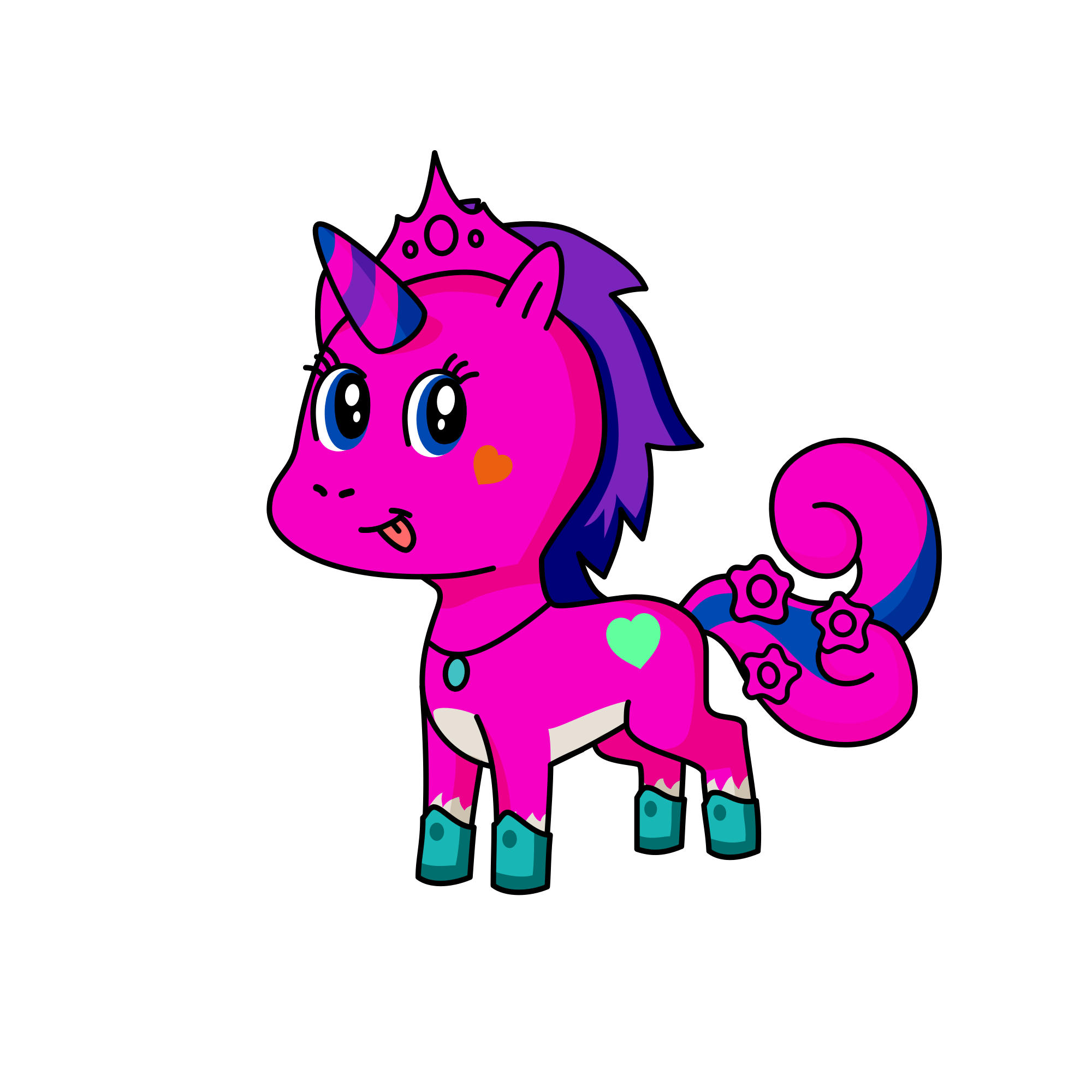 Govna, the unicorn