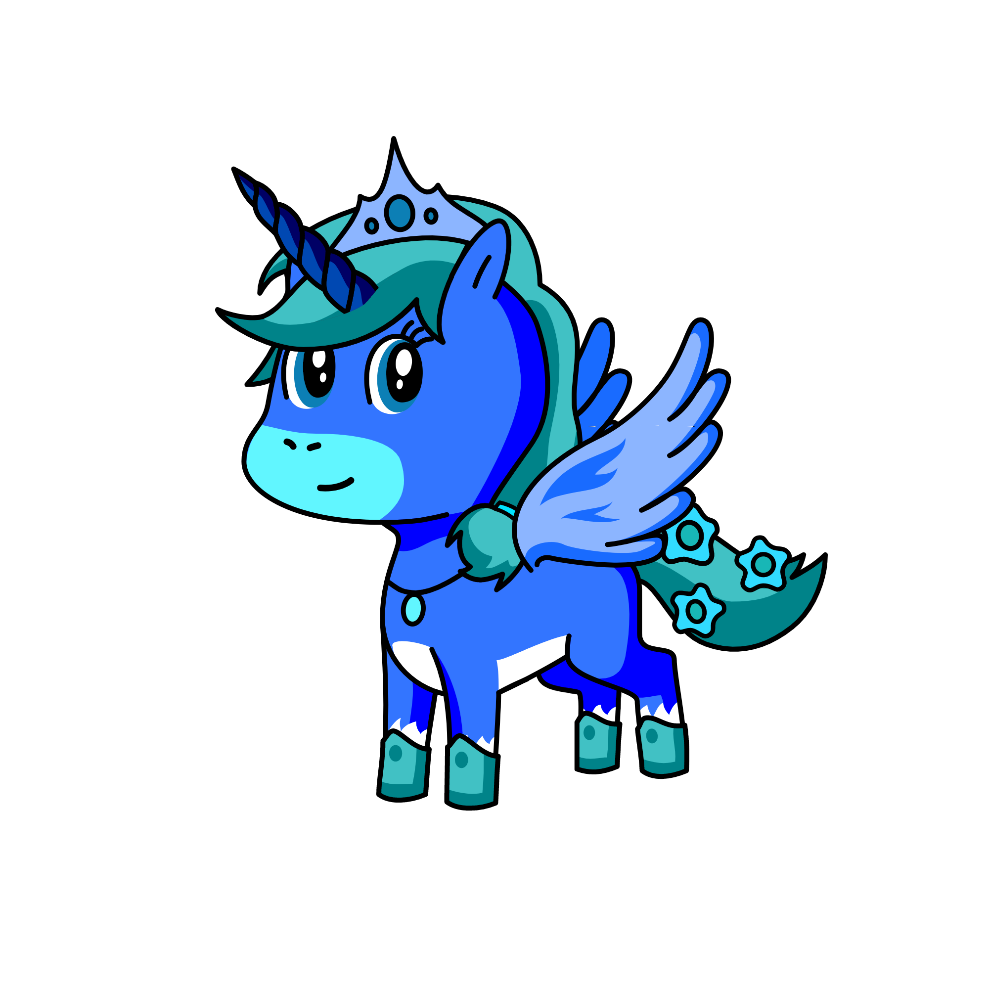 The Snow Queen, the unicorn