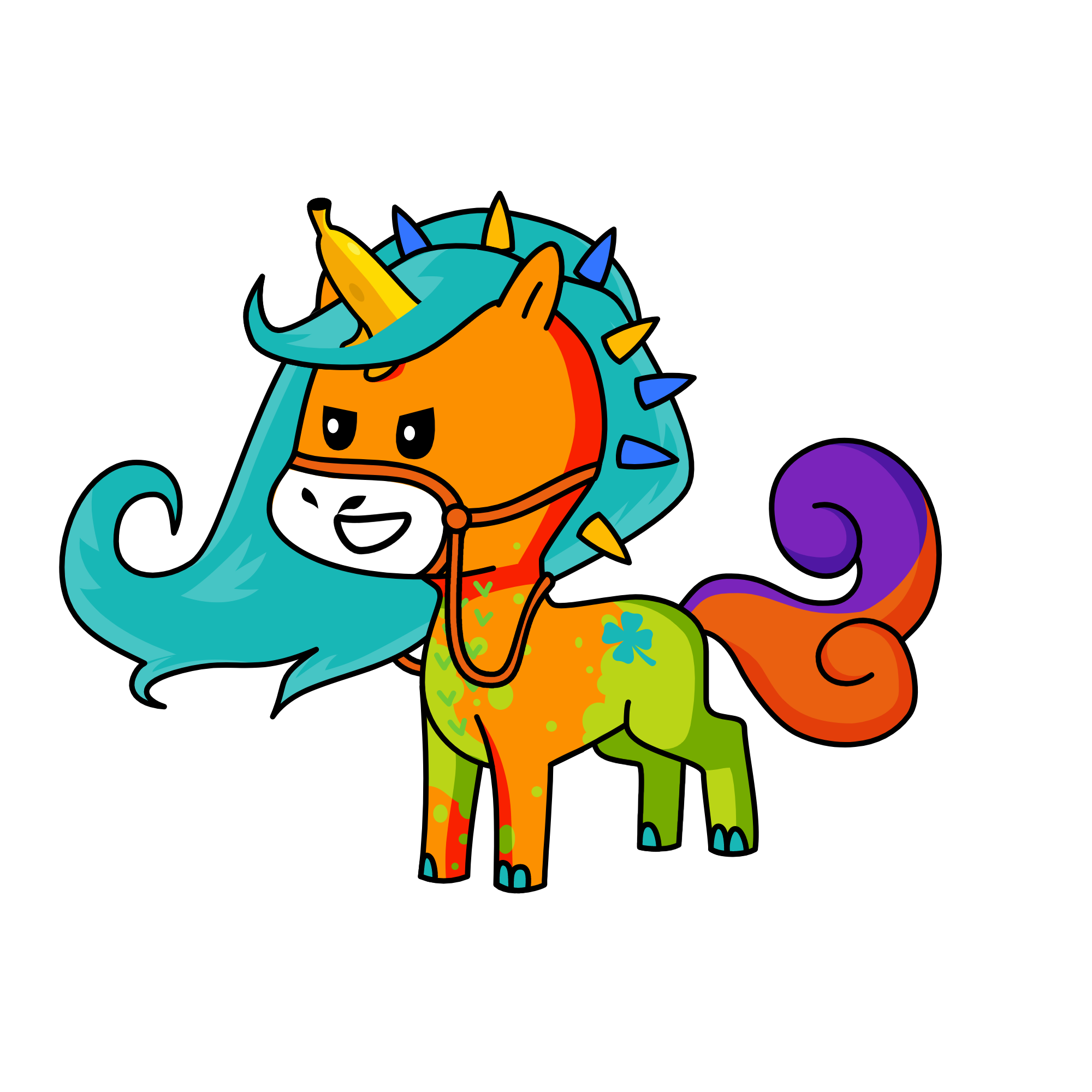 THAT MARIGOLD HEAVENLY NOSTRILS IS FAKE , the unicorn