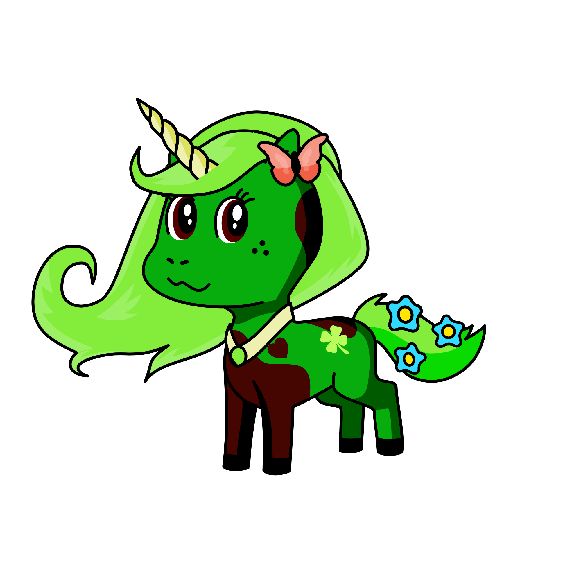 Glory, the unicorn
