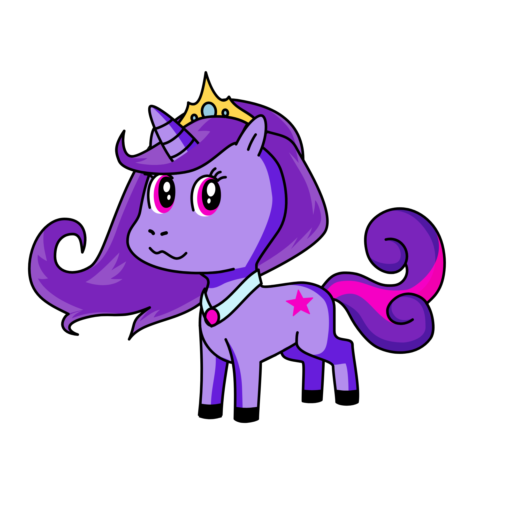 Twilight sparkle, the unicorn