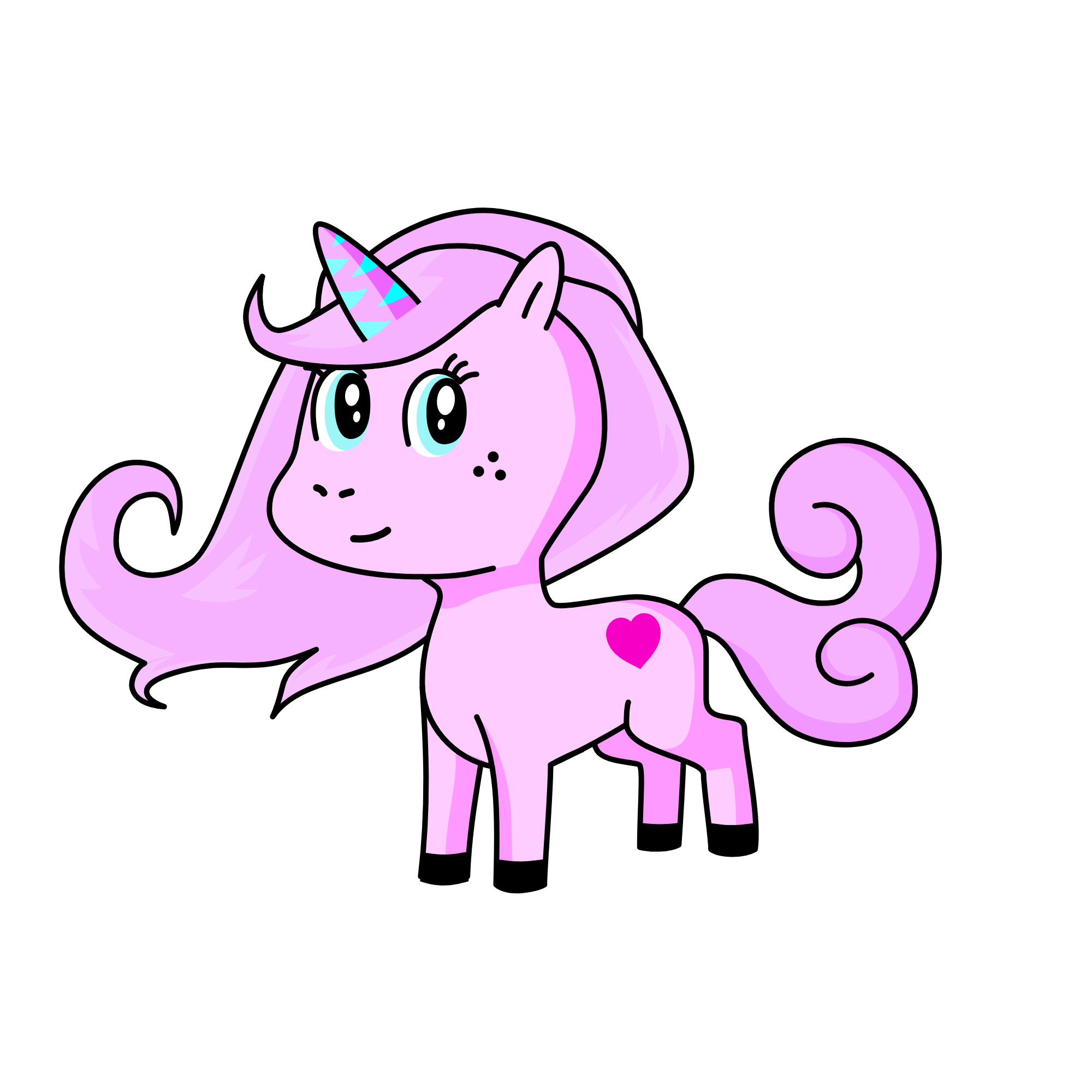 Pinkie pie, the unicorn